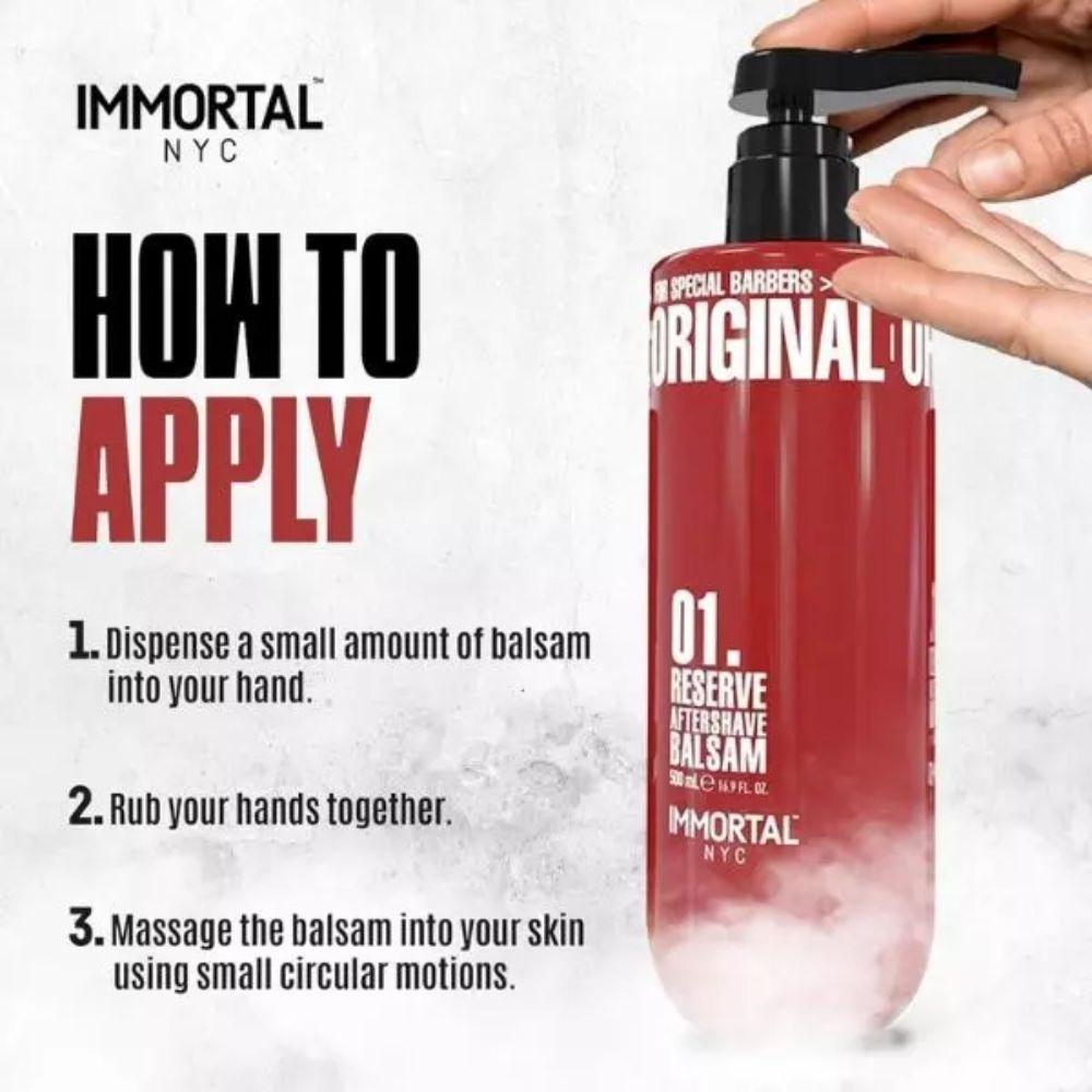 Aftershave Original 01 Reserve Balsam Immortal 500 Ml-2
