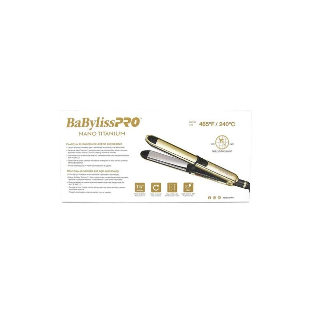Plancha De Pelo Gold Profesional Optima 3000 Babyliss Pro-2