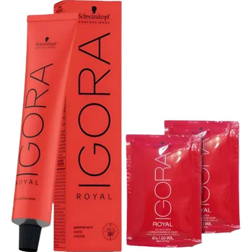 Igora Royal 6-88 Rubio Oscuro Rojo Intenso + Oxigenta 20v-0