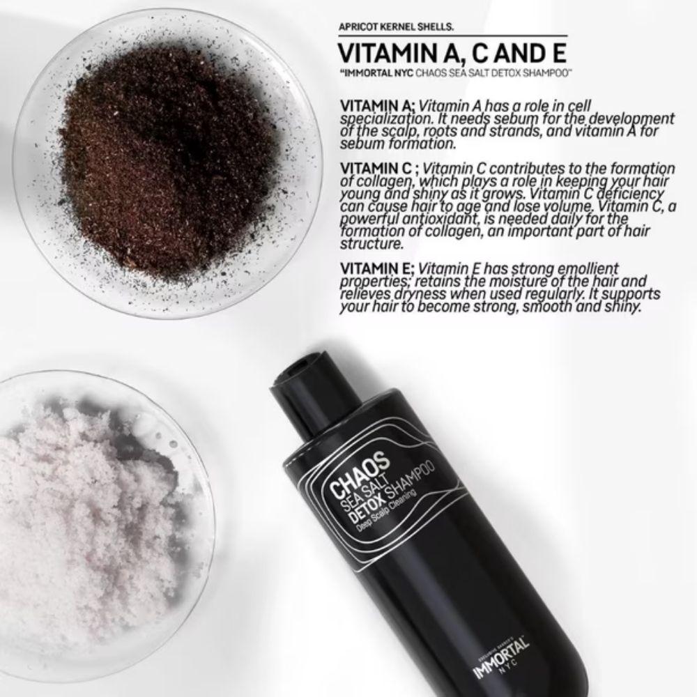 Chaos Sea Salt Shampoo Immortal 350 Ml-2