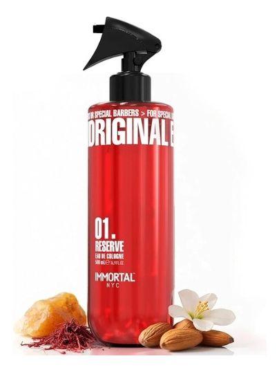 Aftershave Immortal 01 Colonia Barbería Profesional 500ml-2