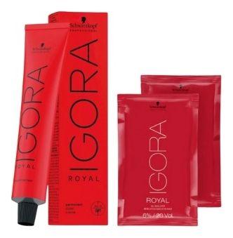 Igora Royal 7-77 Rubio Medio Cobrizo Intenso + Oxigenta 20v-2