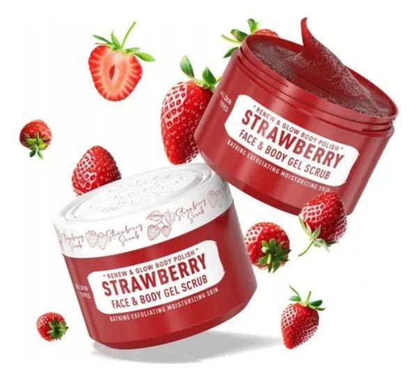 Gel Scrub Face Y Body Infuse Strawberry Immortal 300 Ml-2
