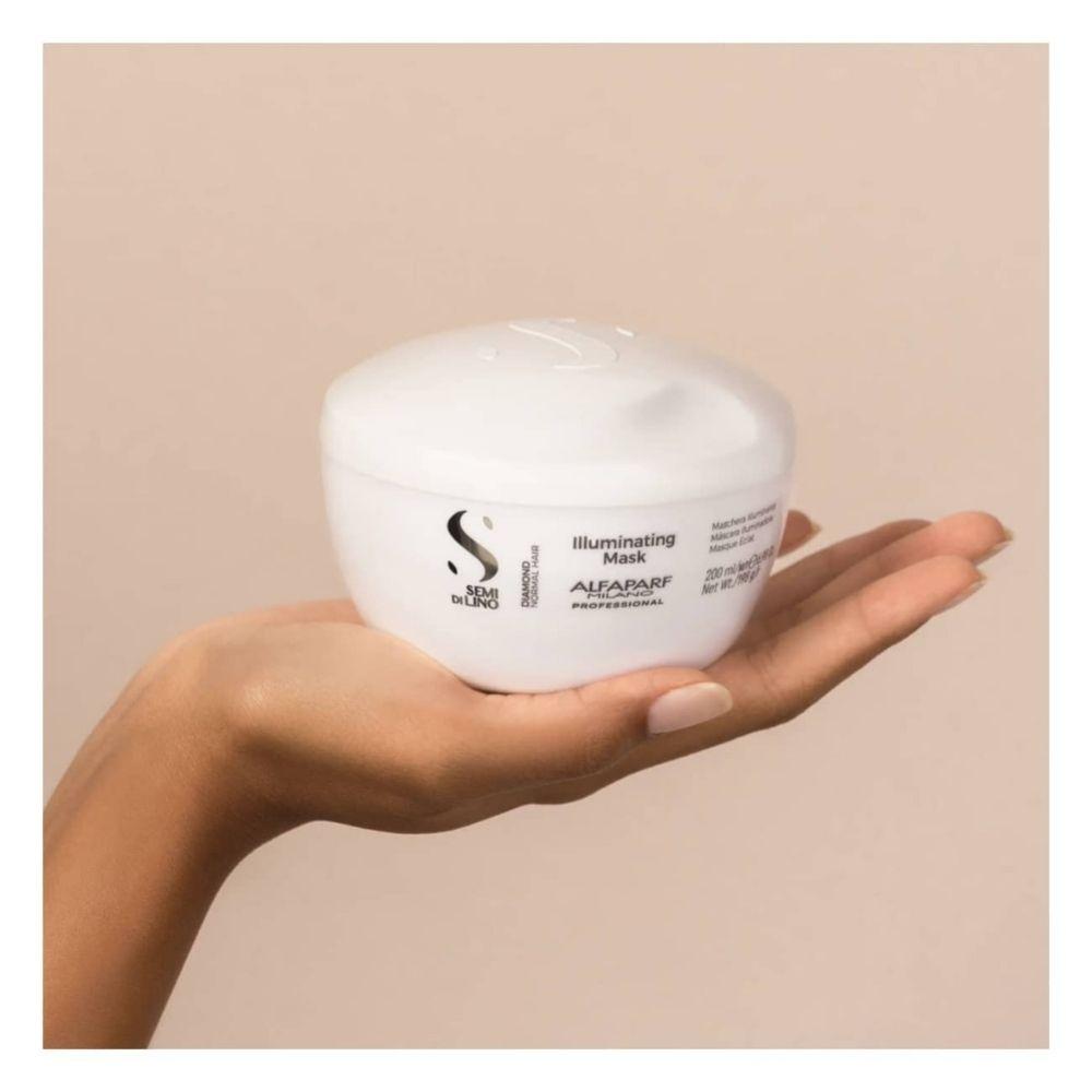 Máscara Iluminating Alfaparf Semi Di Lino 200ml-2