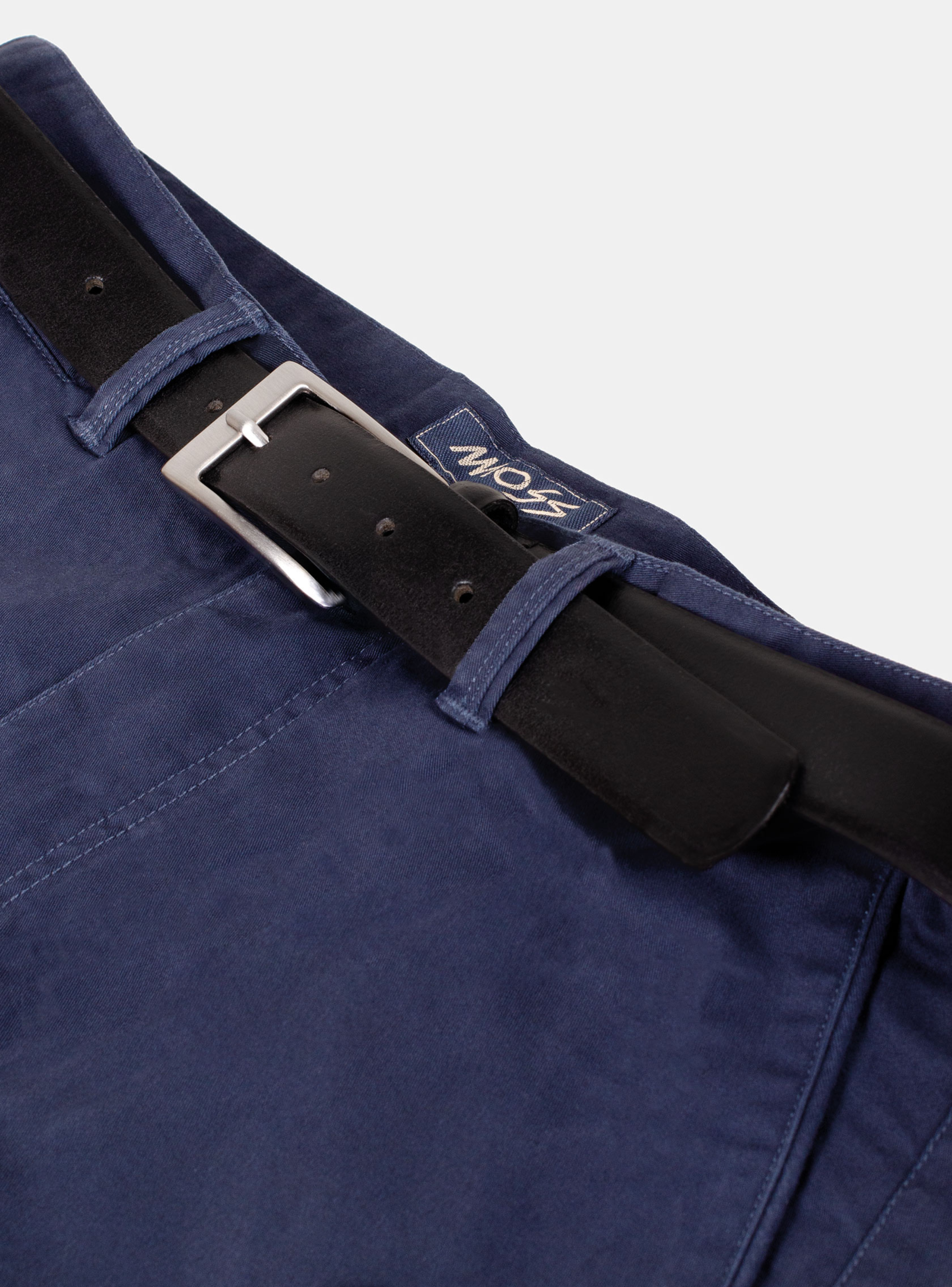 Cinturón Cuero Liso Moss-3