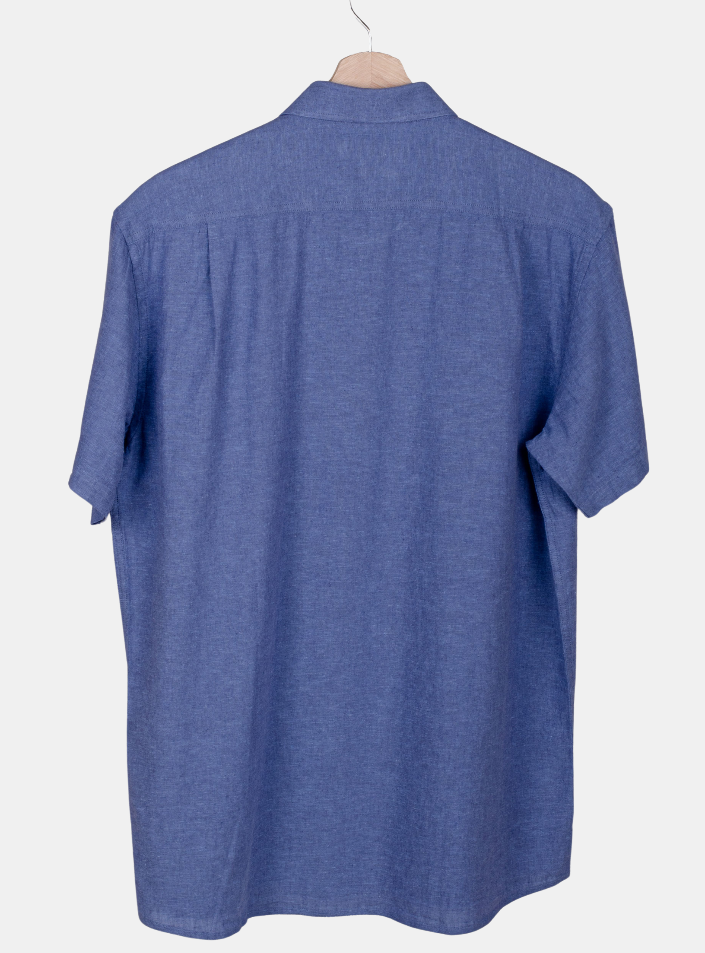 Camisa Lino Manga Corta Moss-3