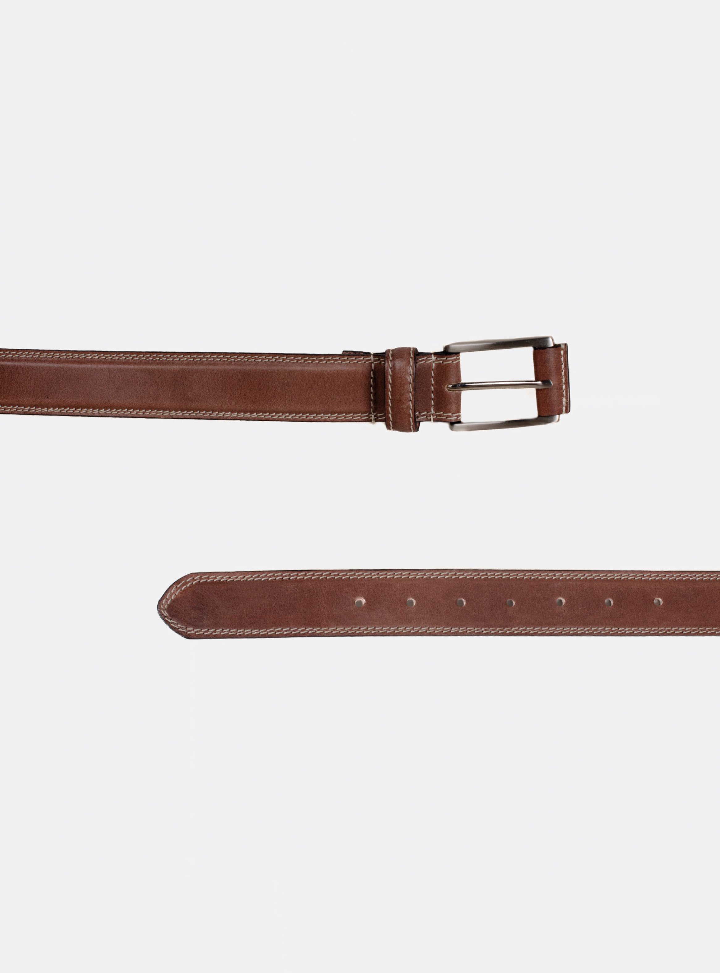 Cinturón Cuero Doble Costura Moss-1