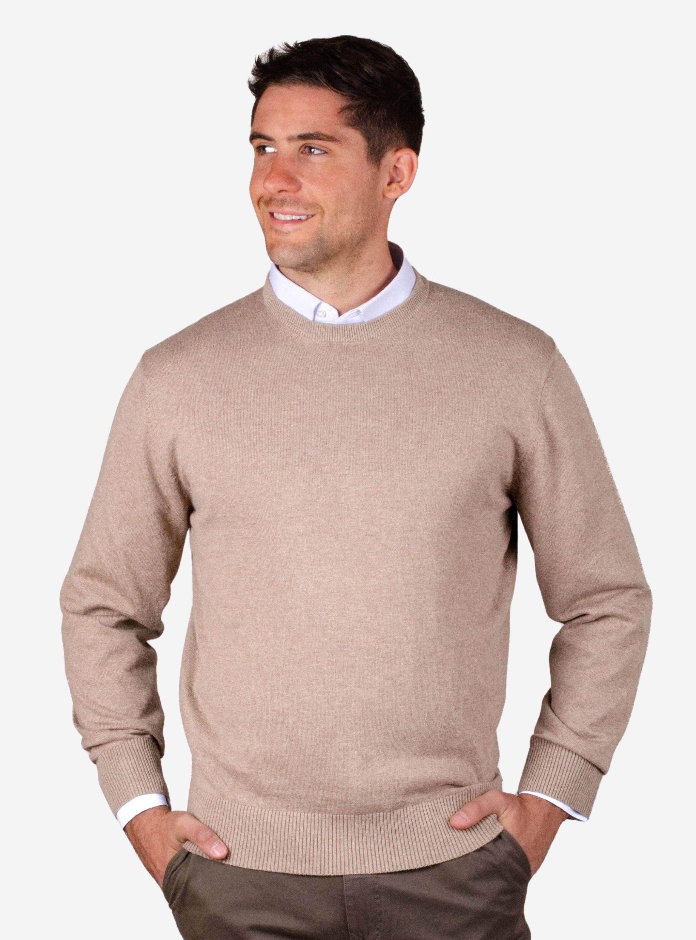 Sweater Clásico Cuello Redondo Moss-0