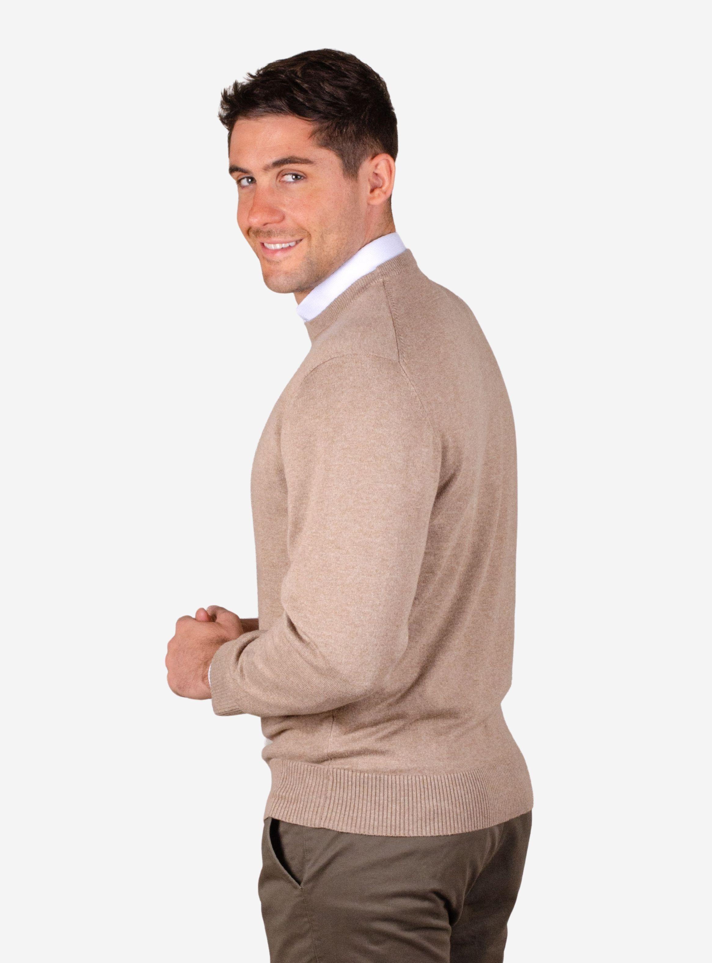 Sweater Clásico Cuello Redondo Moss-1