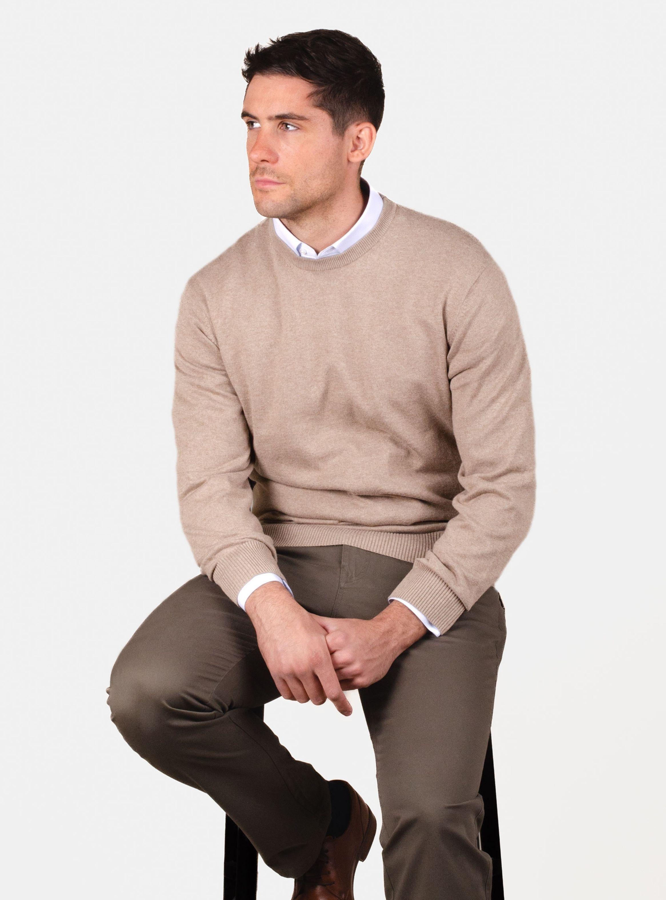 Sweater Clásico Cuello Redondo Moss-5