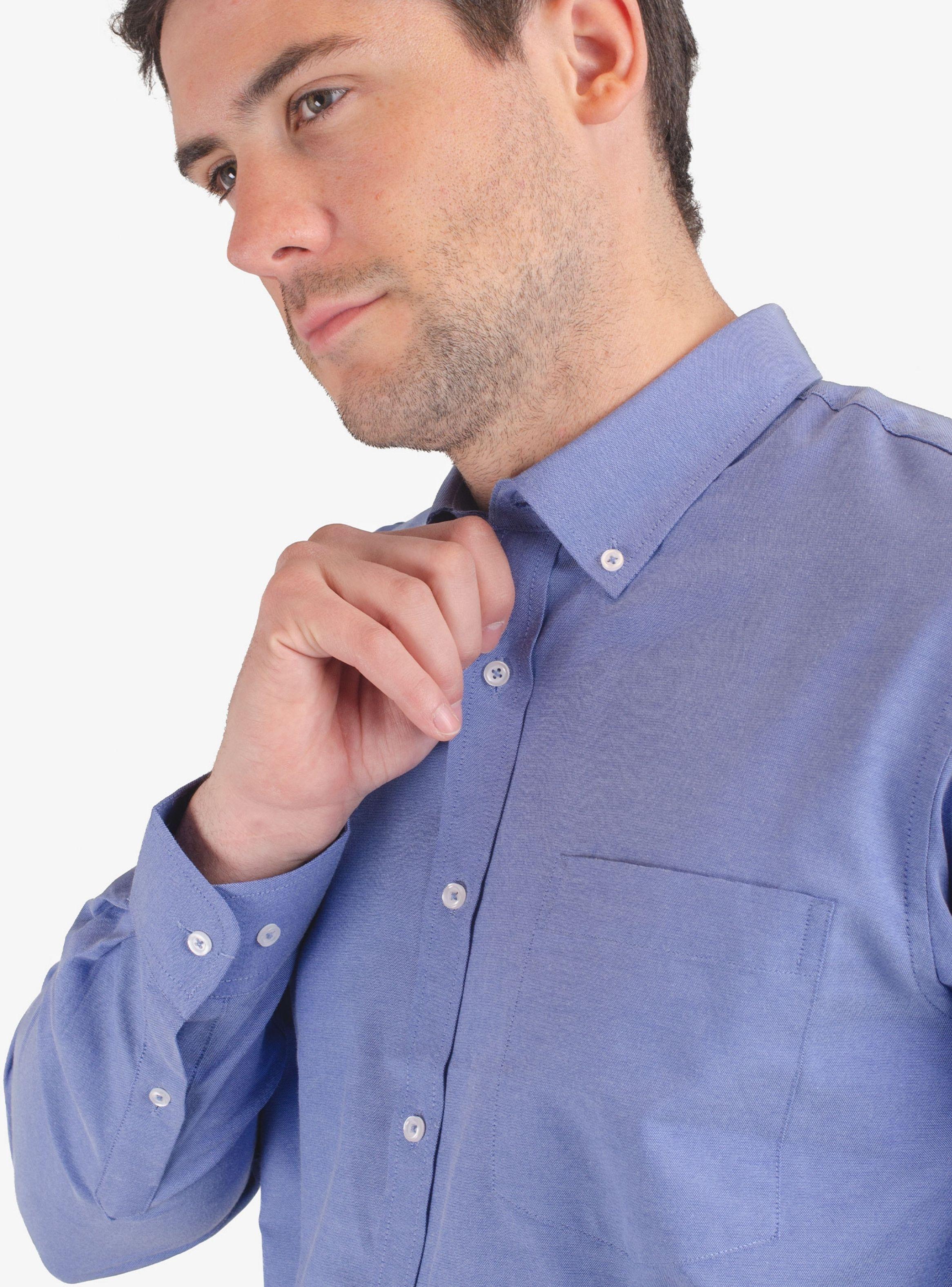 Camisa Oxford Manga Larga Moss-2