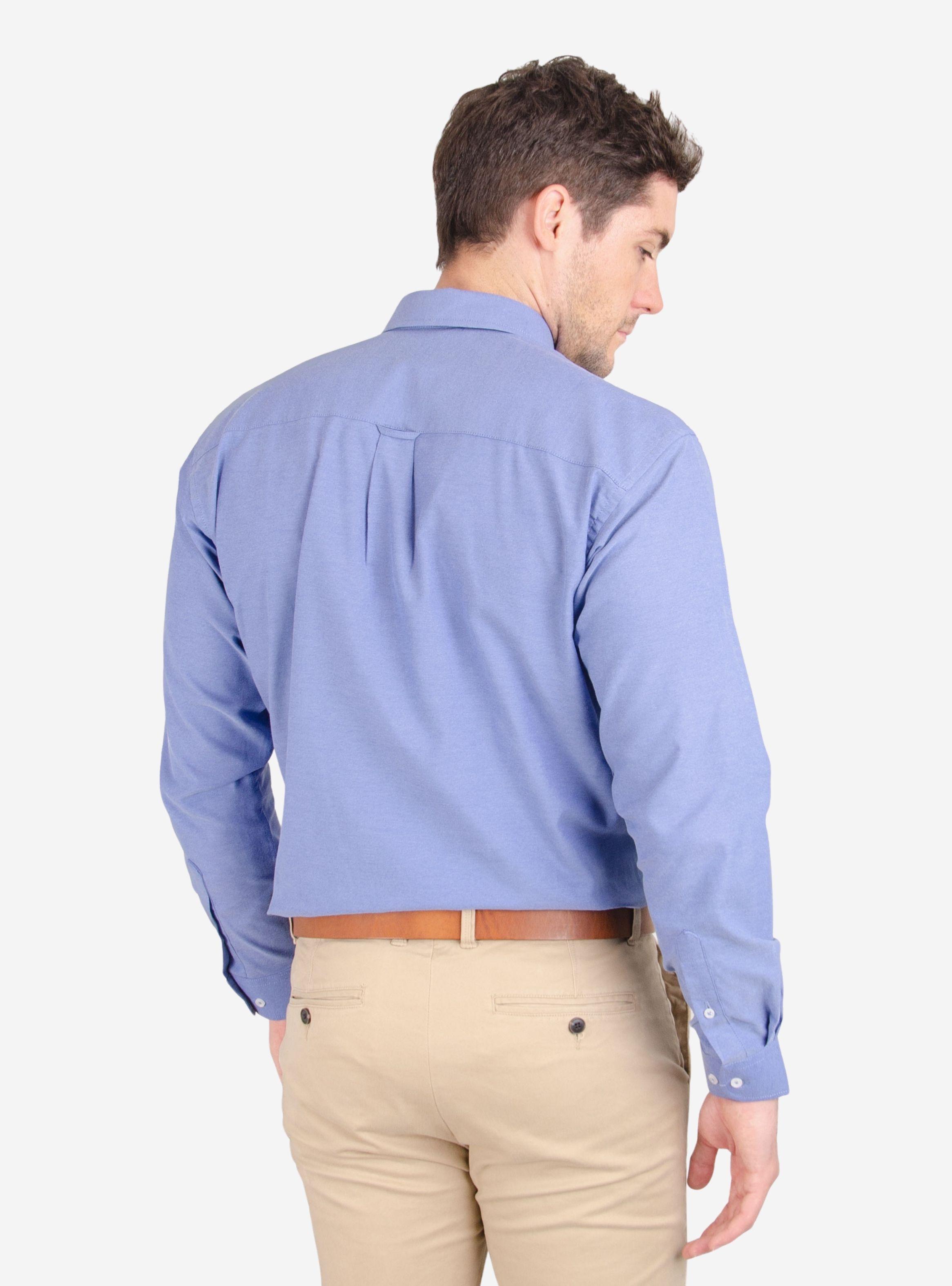 Camisa Oxford Manga Larga Moss-4