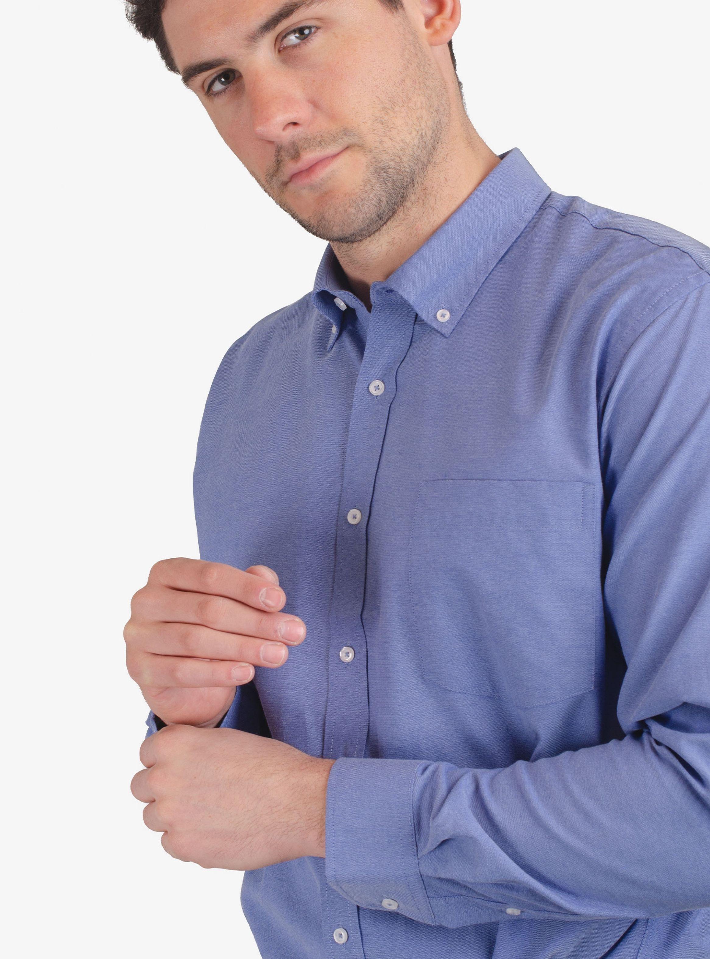 Camisa Oxford Manga Larga Moss-5