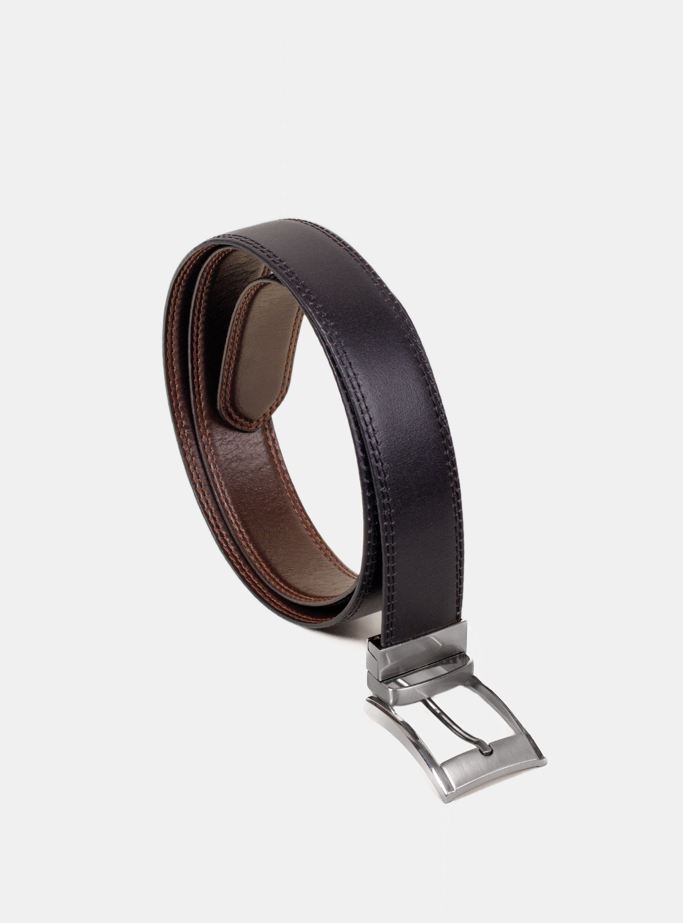 Cinturón Cuero Reversible Moss-0