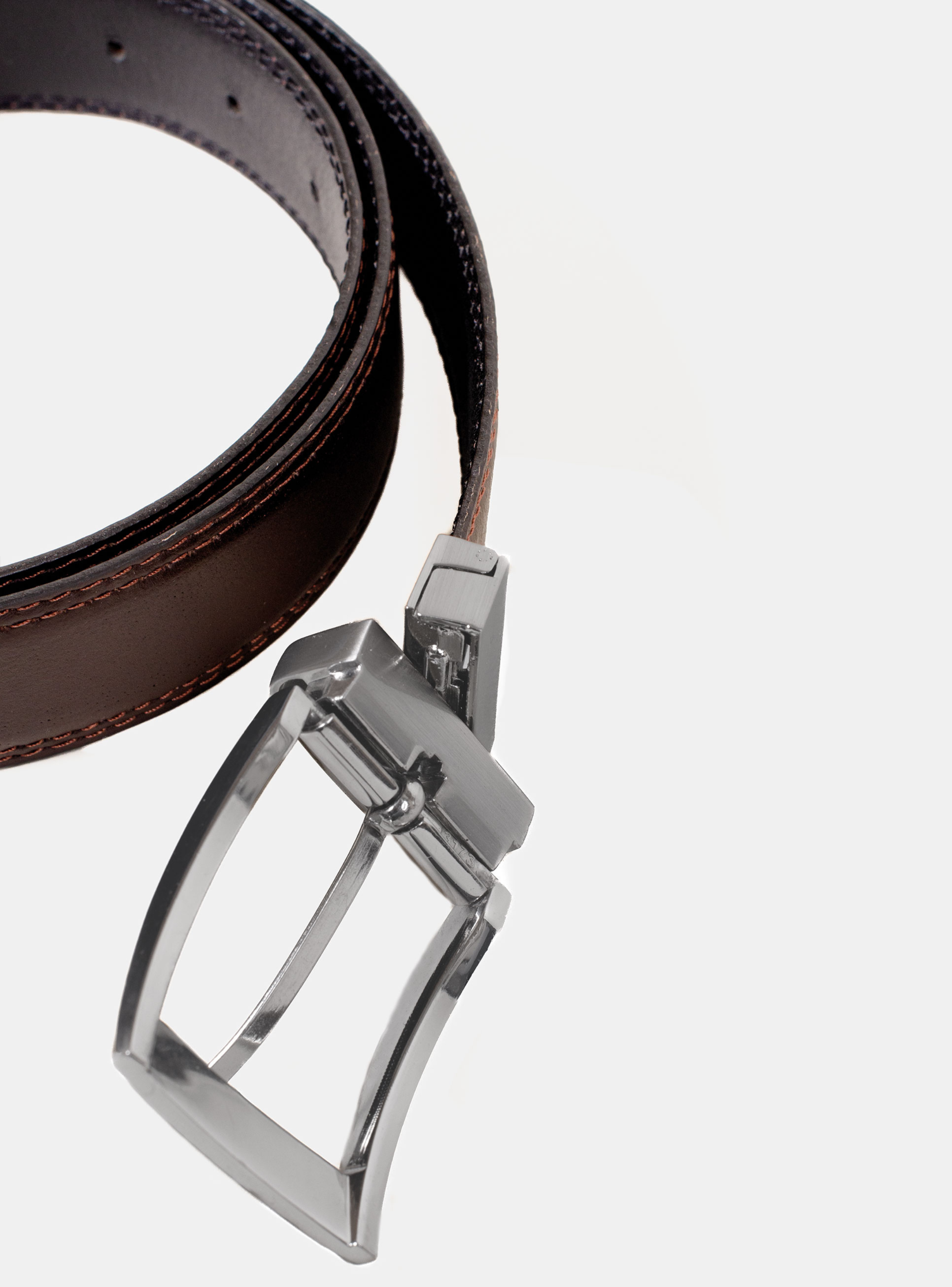 Cinturón Cuero Reversible Moss-1