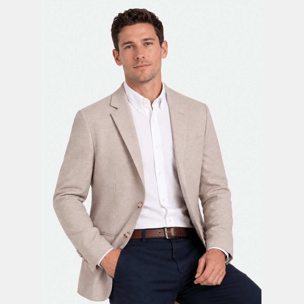 Blazer Knit Moss-0