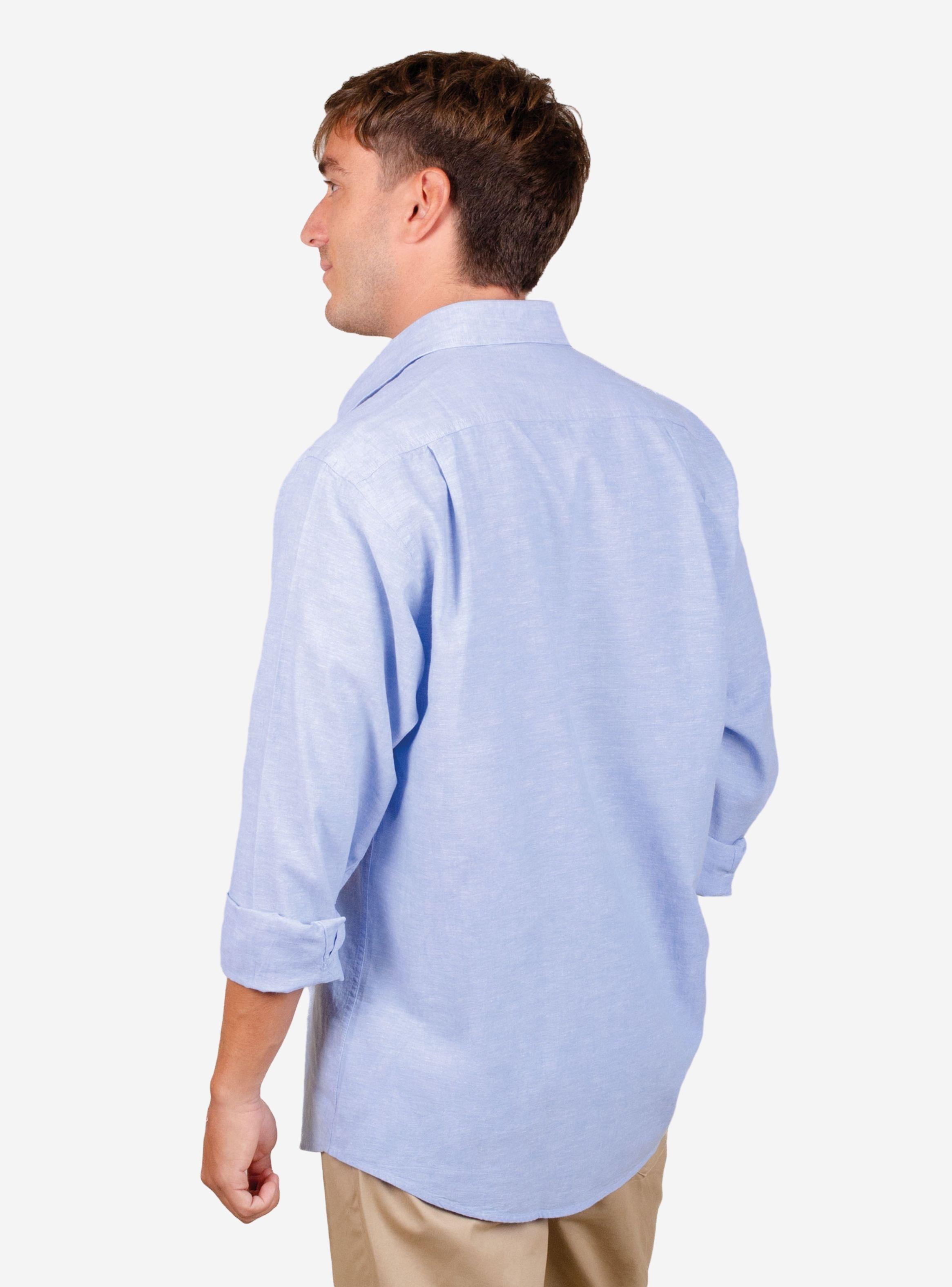 Camisa Lino Manga Larga Moss-2