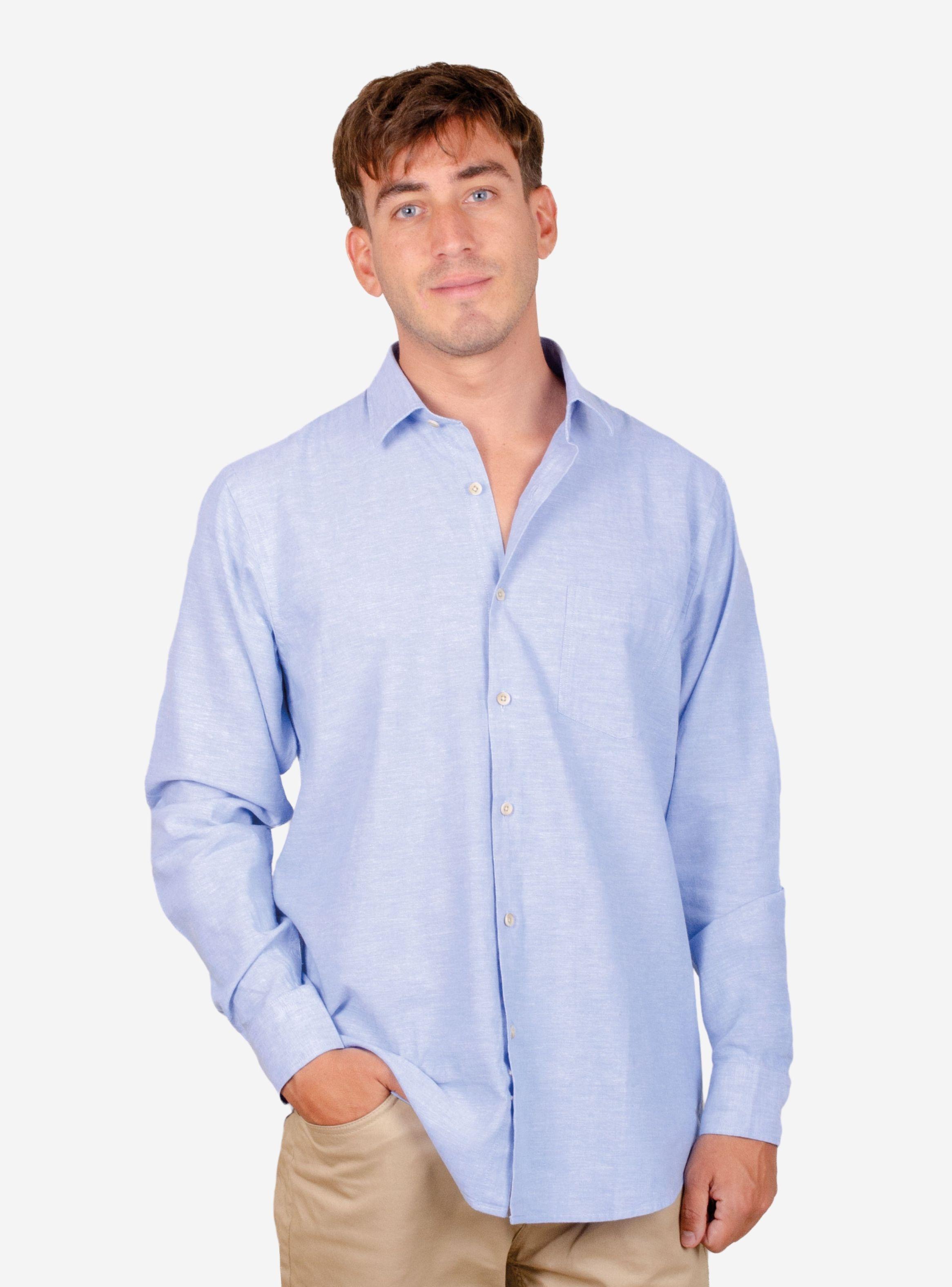 Camisa Lino Manga Larga Moss-4