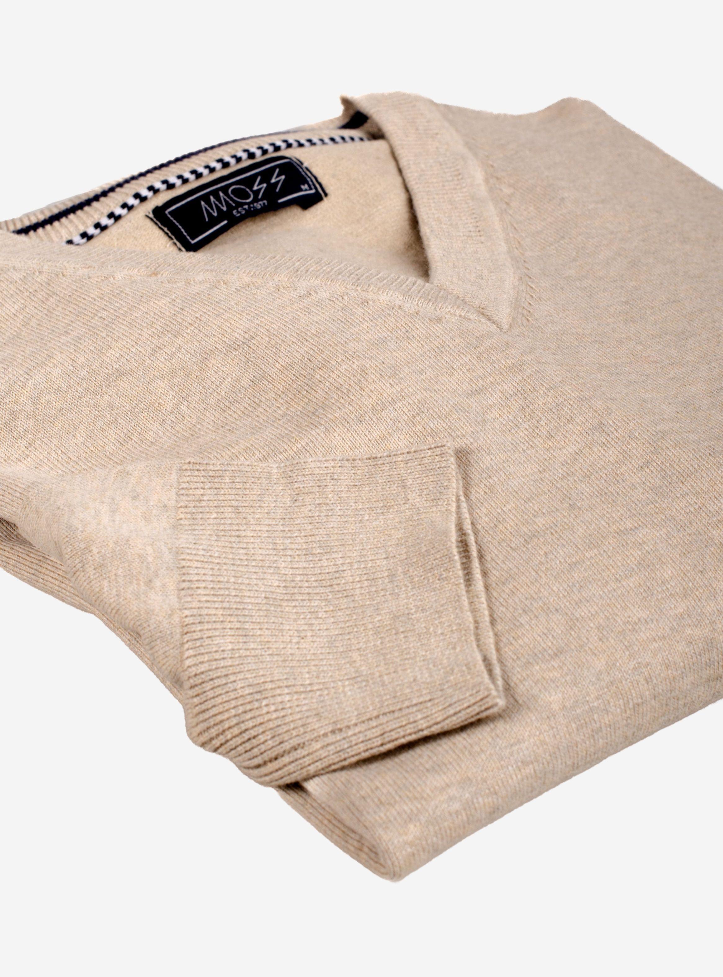 Sweater Cuello V Verano Moss-3