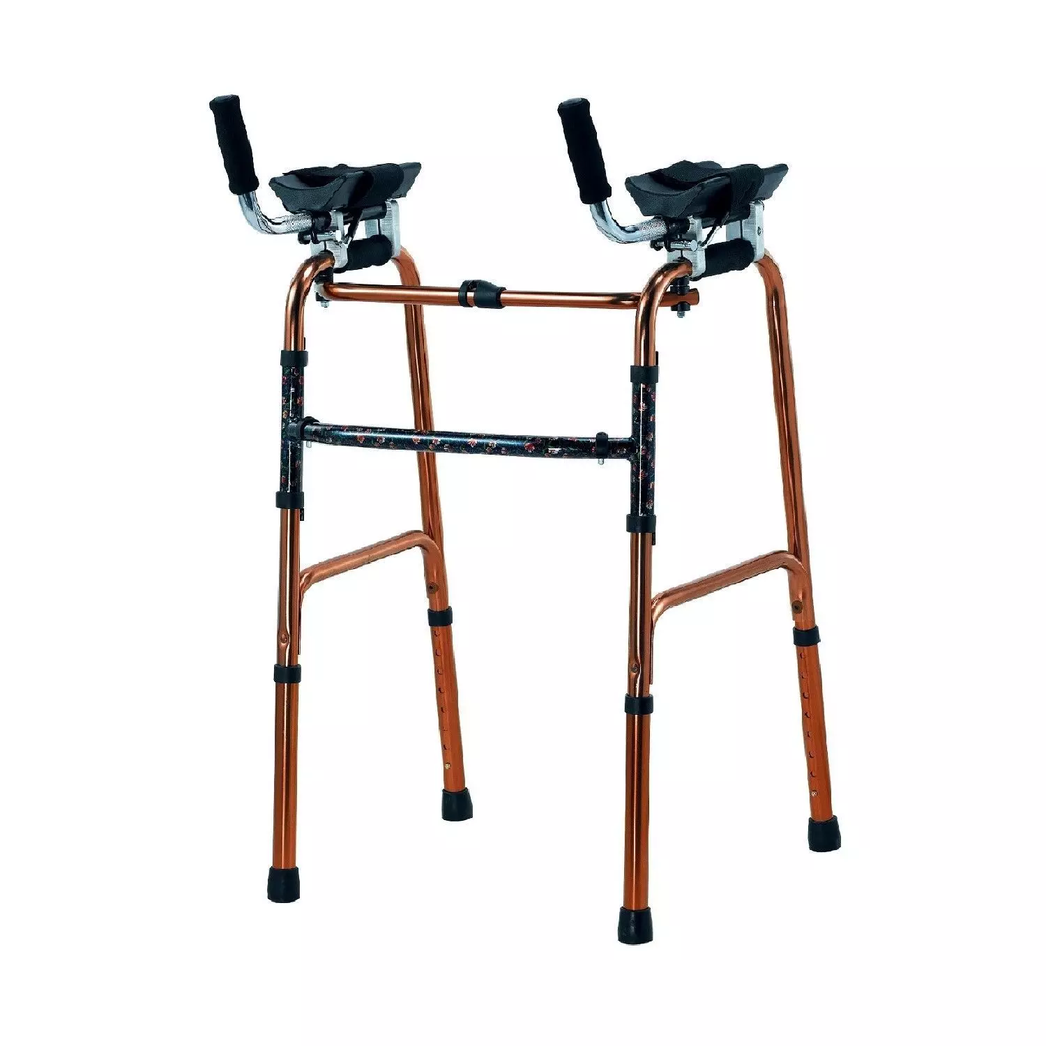 Andador Aluminio Plegable con Apoya Brazos-0