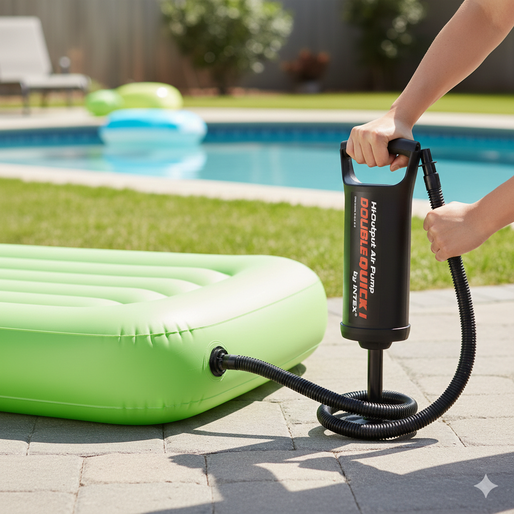 Inflador Manual Doble Velocidad Intex-2