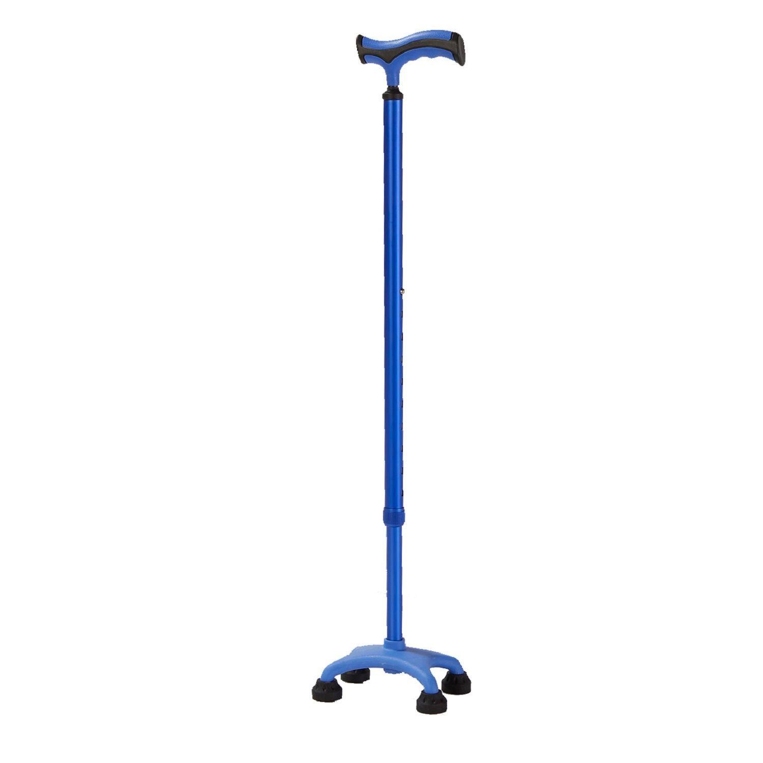 Bastón de 4 Apoyos T Premium Azul-0