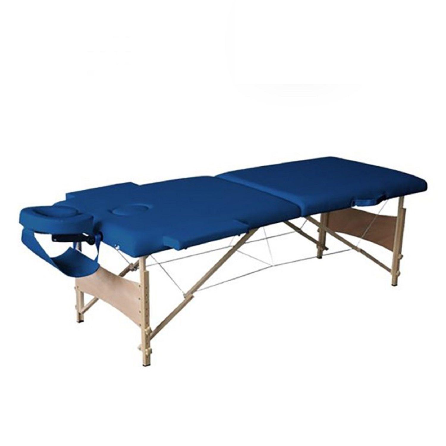 camilla plegable bioline lite plus  azul oscuro-1