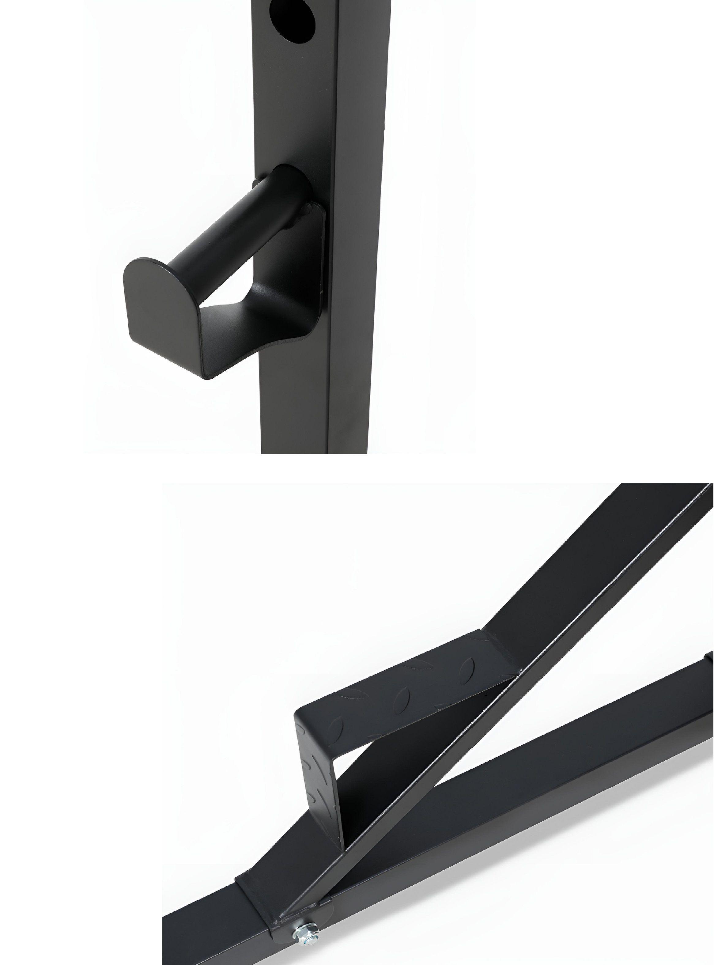 Máquina - Estación Dominadas Paralelas Multifunción Pro con Banca-3