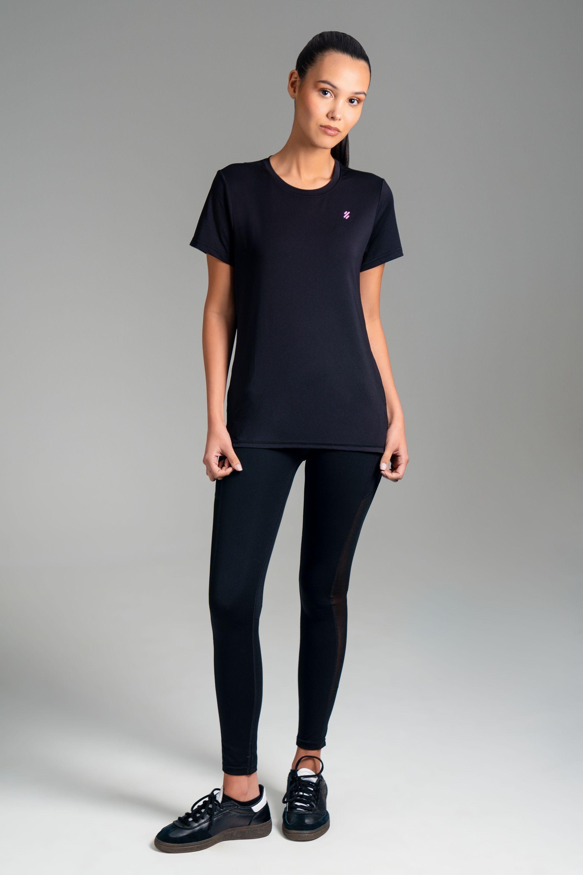 Ultimate Polera MC Sport Mujer Black-2