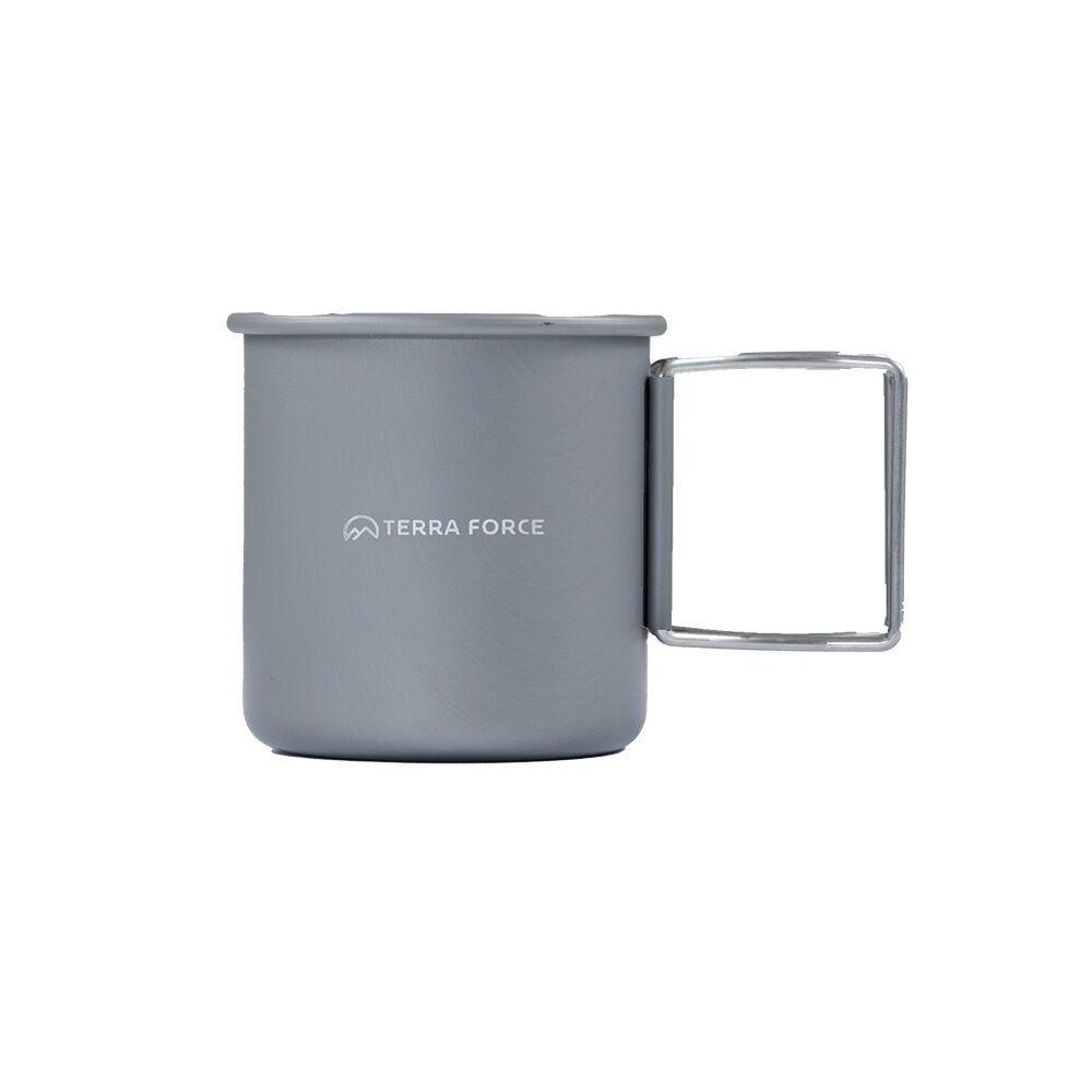 Taza Aluminio Camping 300ml Gris-0