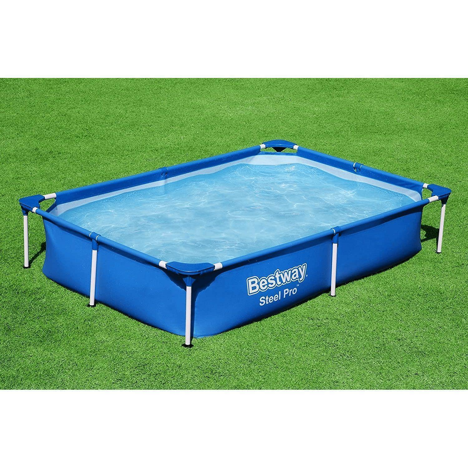Piscina Rectangular Estructural 221x150x43 cm 1.200 Litros-2