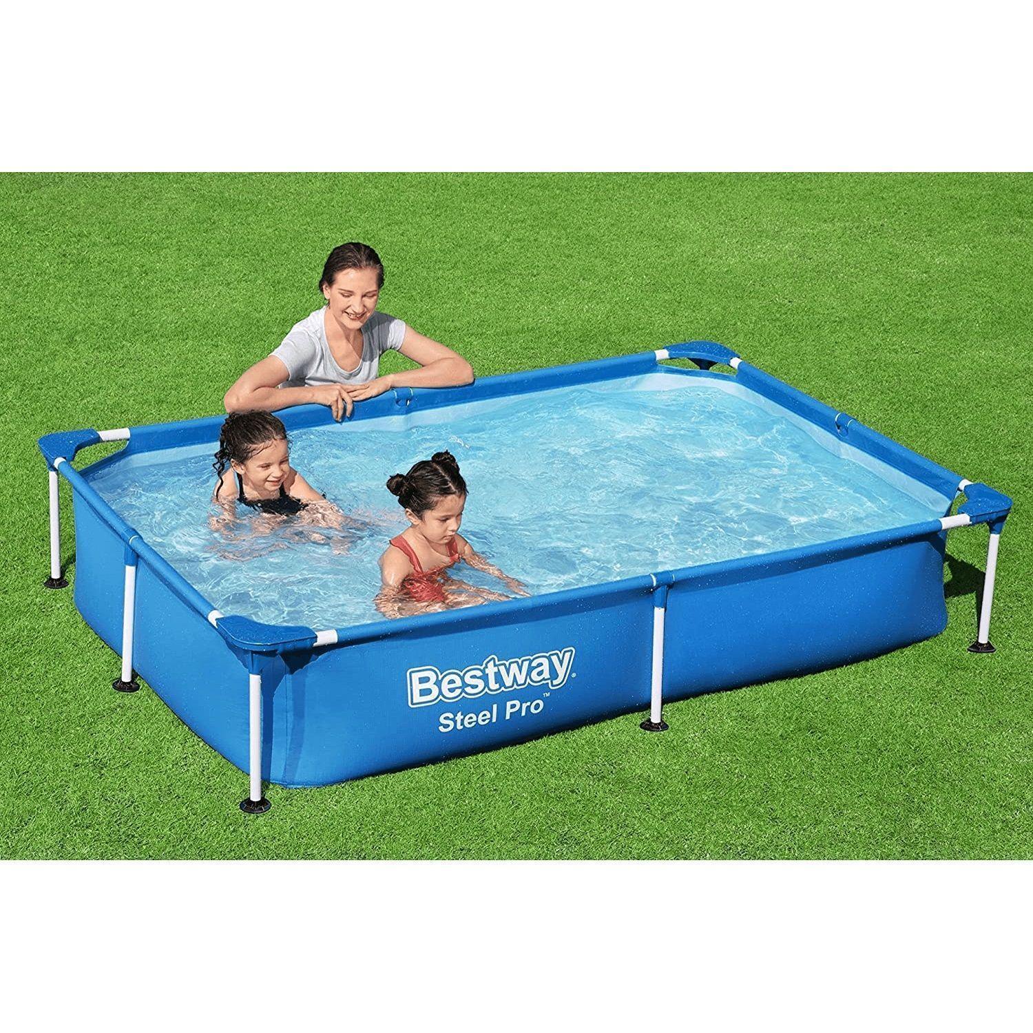 Piscina Rectangular Estructural 221x150x43 cm 1.200 Litros-4