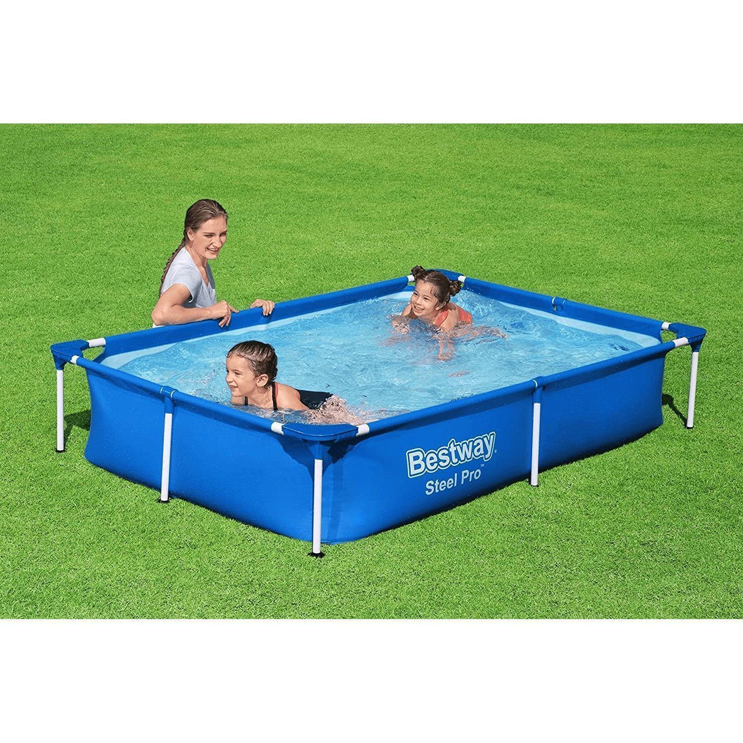 Piscina Rectangular Estructural 221x150x43 cm 1.200 Litros-5