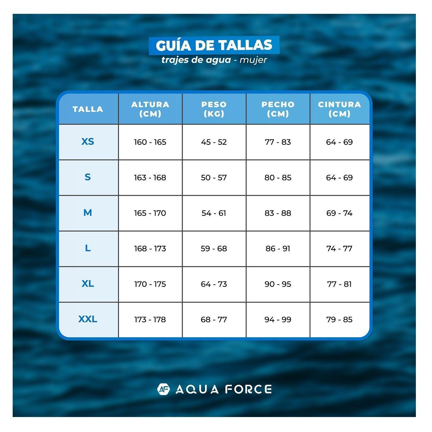 Traje De Agua 2 mm Mujer XS-5