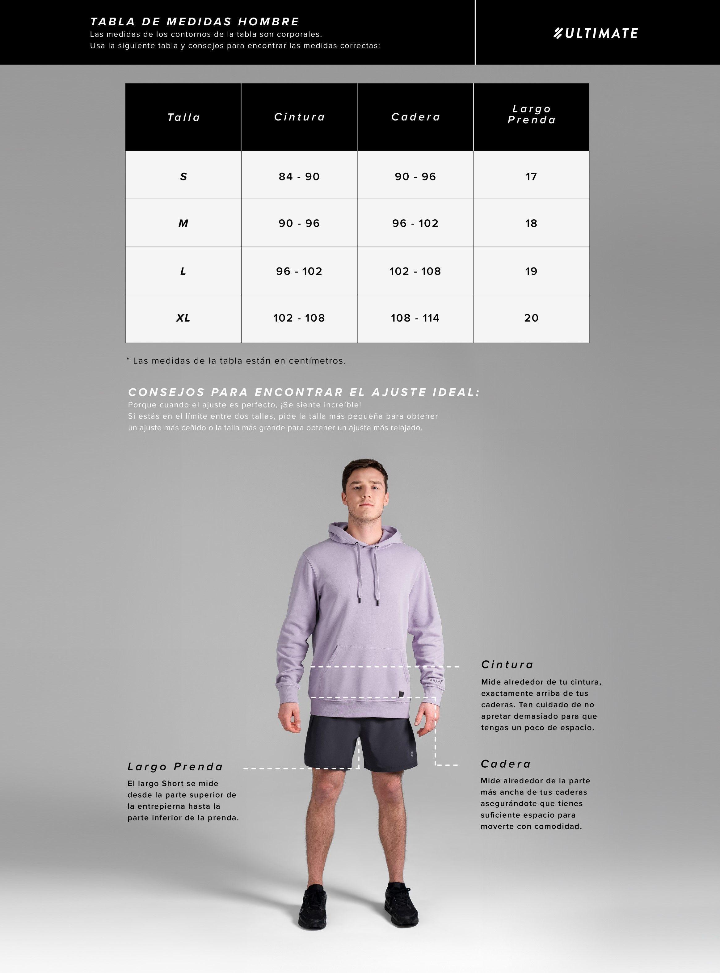 Ultimate Short Sport Hombre Granite Gray-3