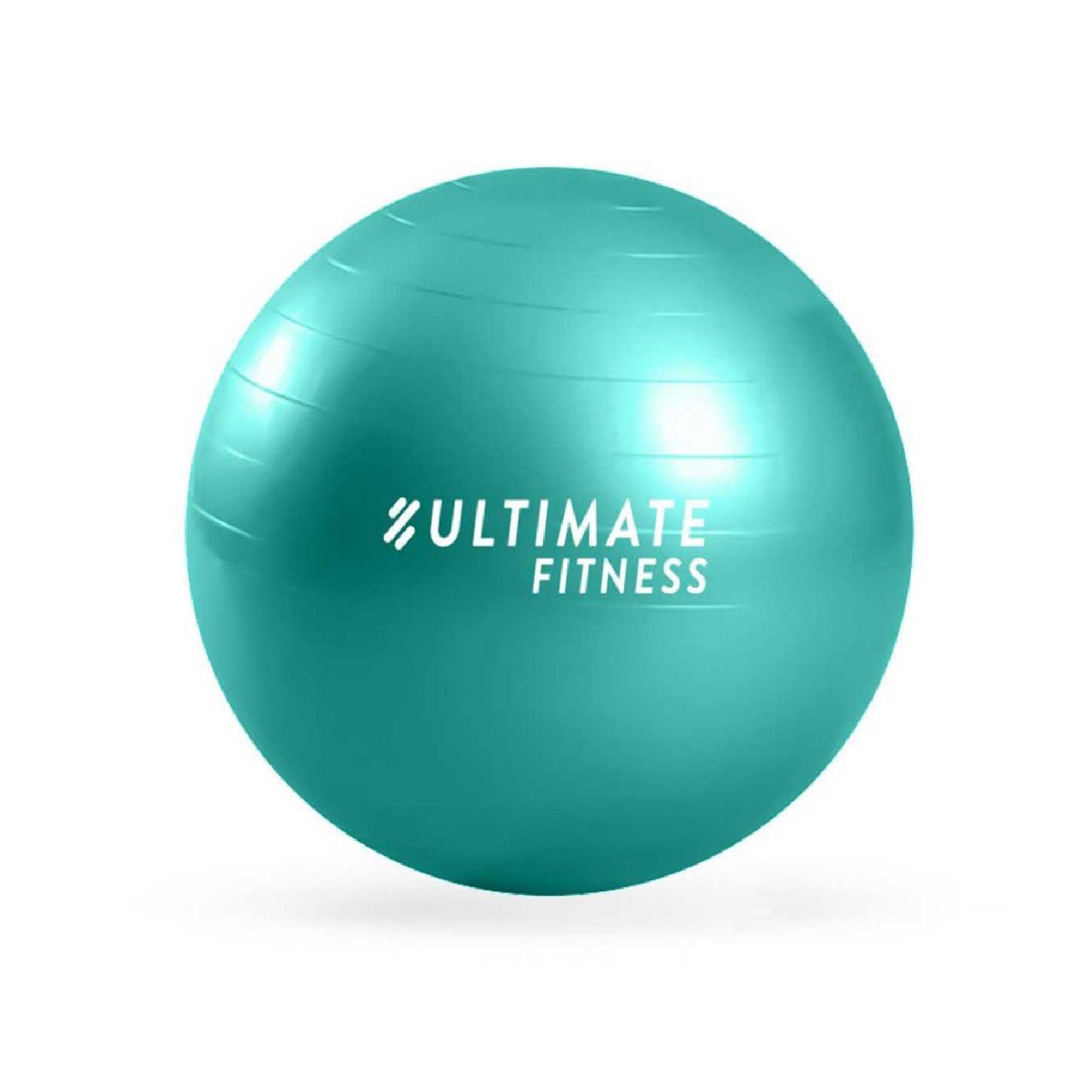 Balón Pilates 75 cm Verde con Inflador -1
