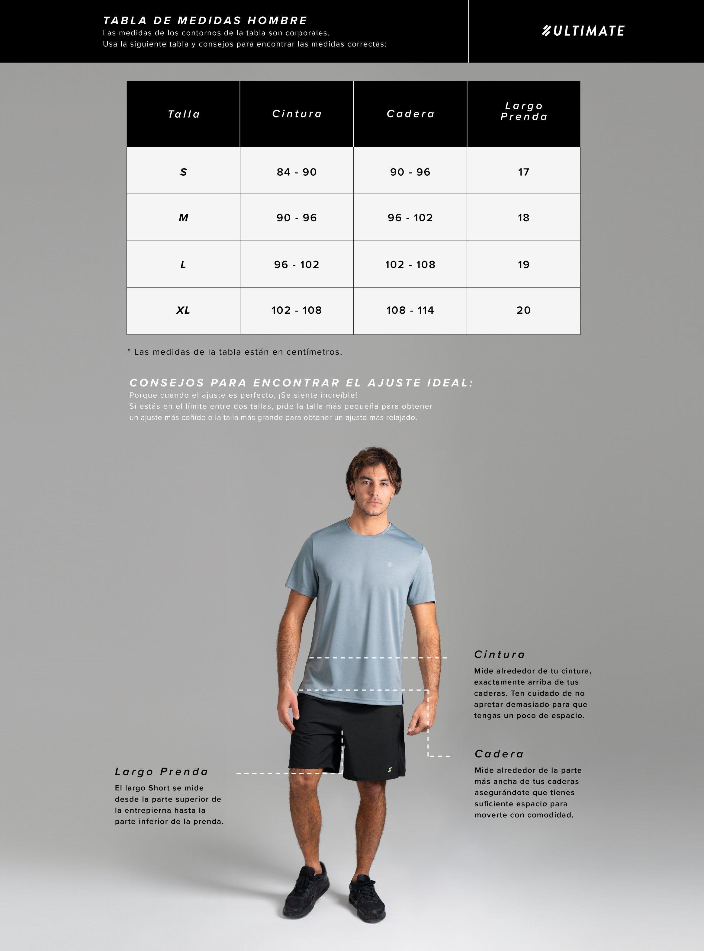 Ultimate Short Sport Hombre Bristol Black-3