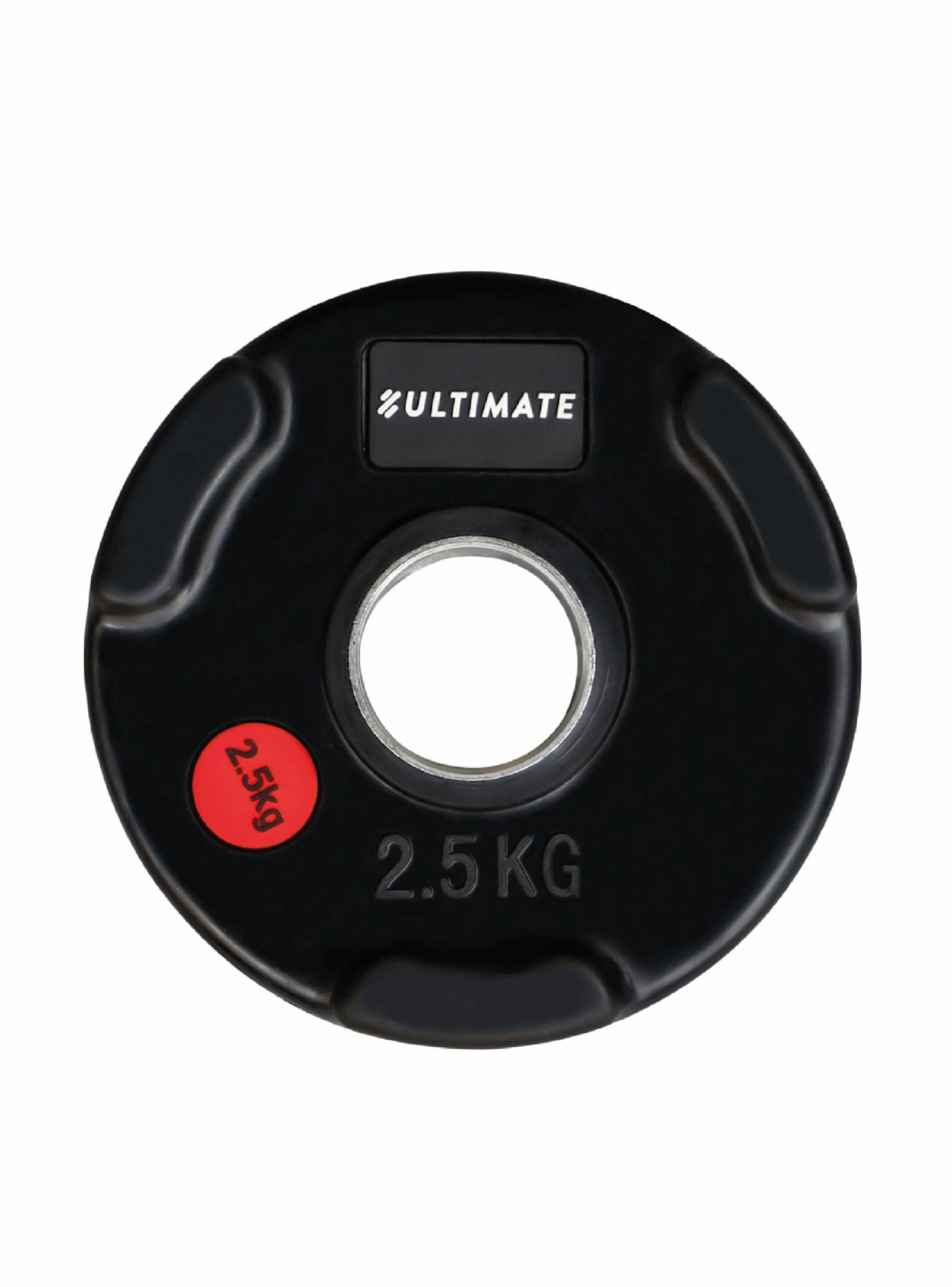 Disco Olímpico Engomado con Agarres 2.5 kg-0