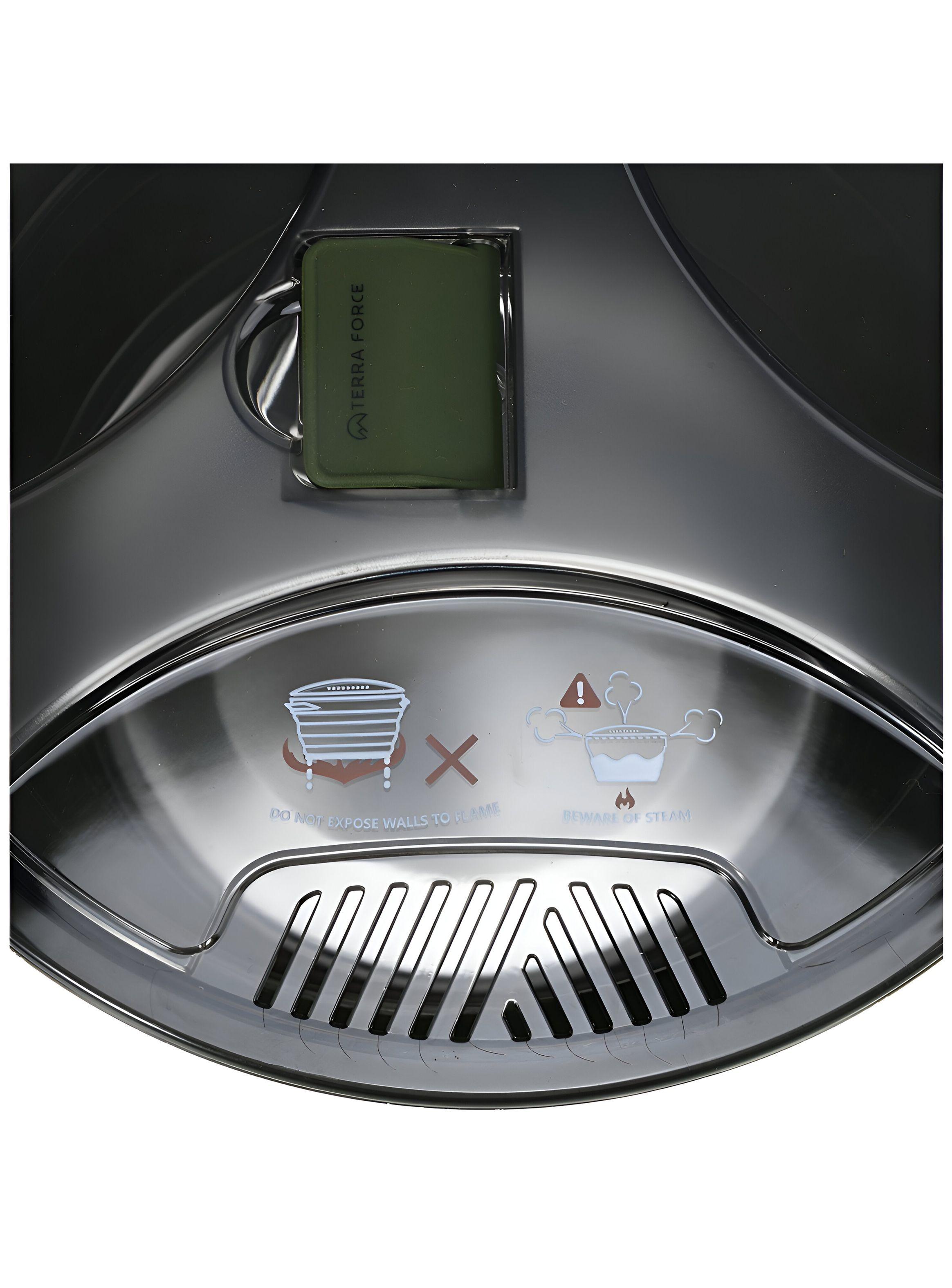 Olla Silicona Plegable 2,4L - Camping Militar-2