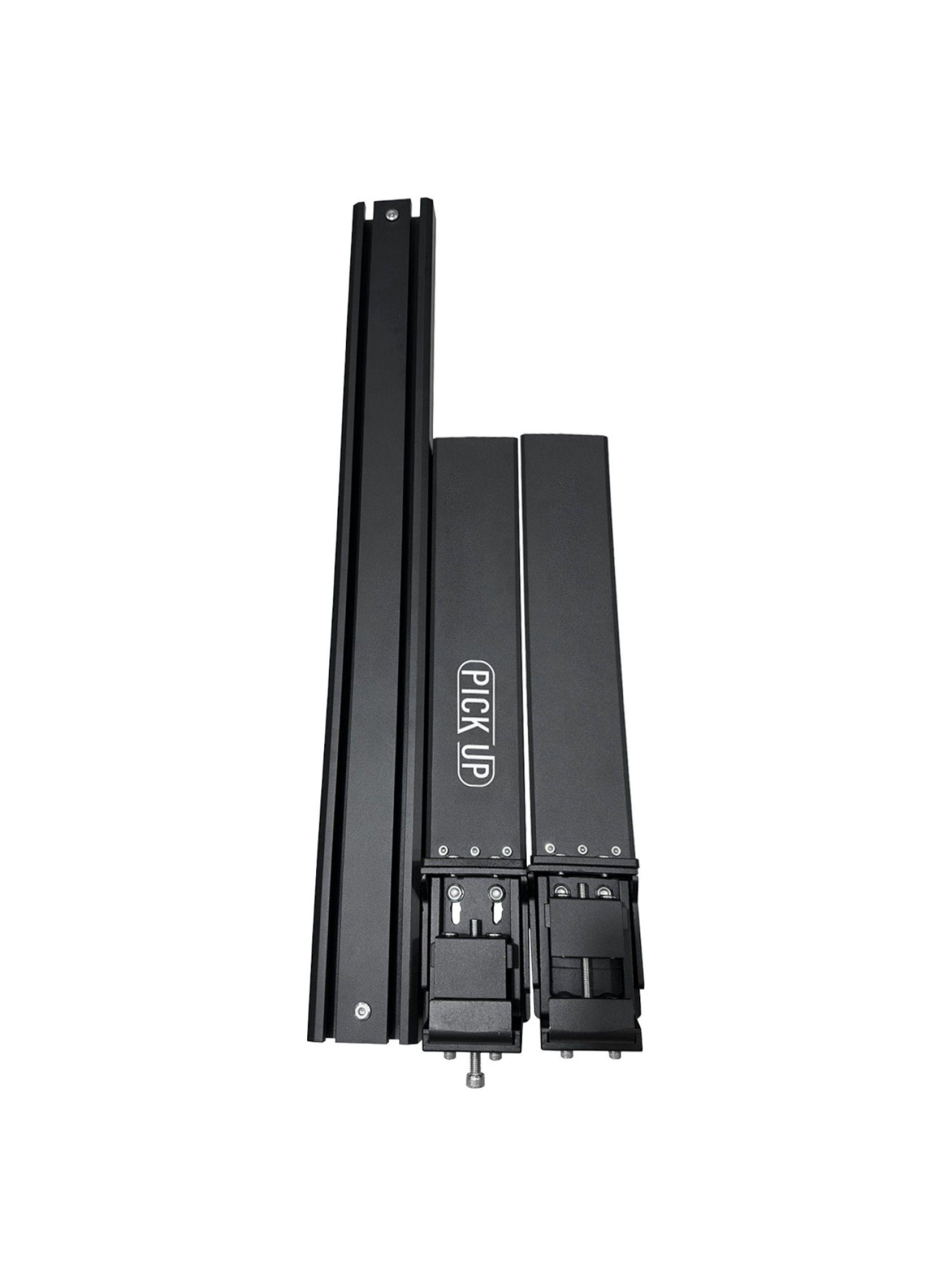 Barras de Techo Transversales Premium Black Ajustables 160cm 100kg Railing Elevado-5