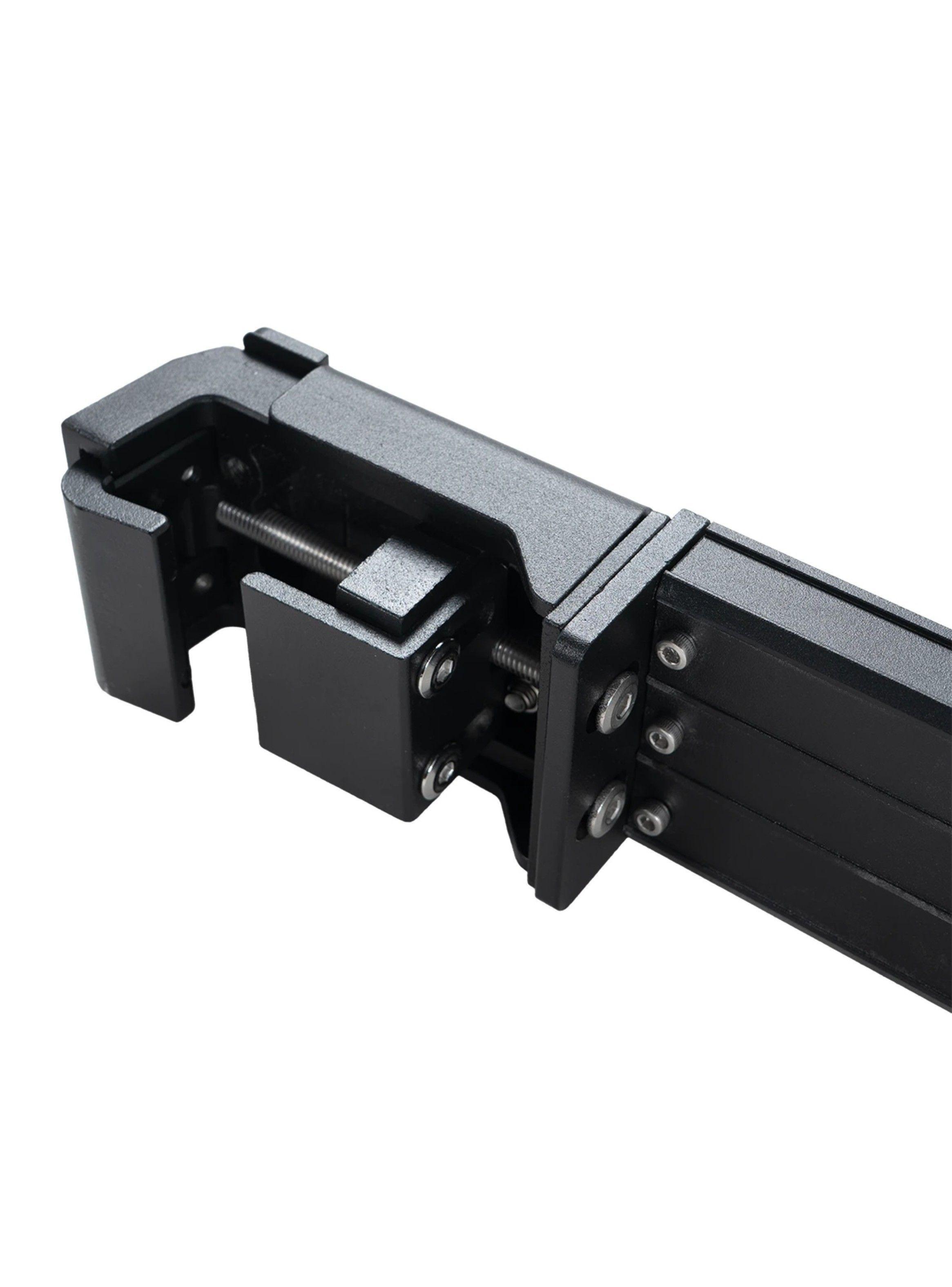 Barras de Techo Transversales Premium Black Ajustables 160cm 100kg Railing Elevado-2