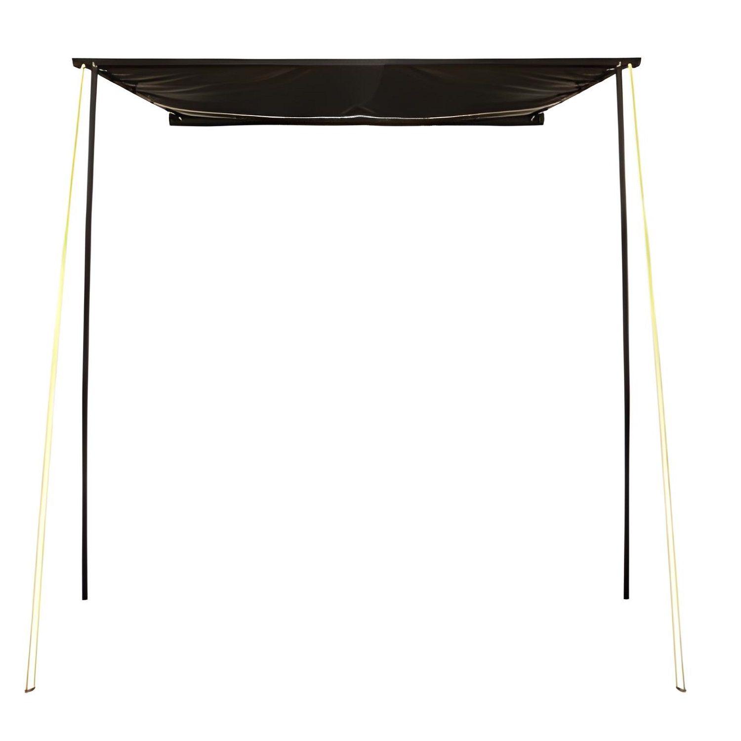 Toldo Lateral Retractil Camping 2x2 Negro-2
