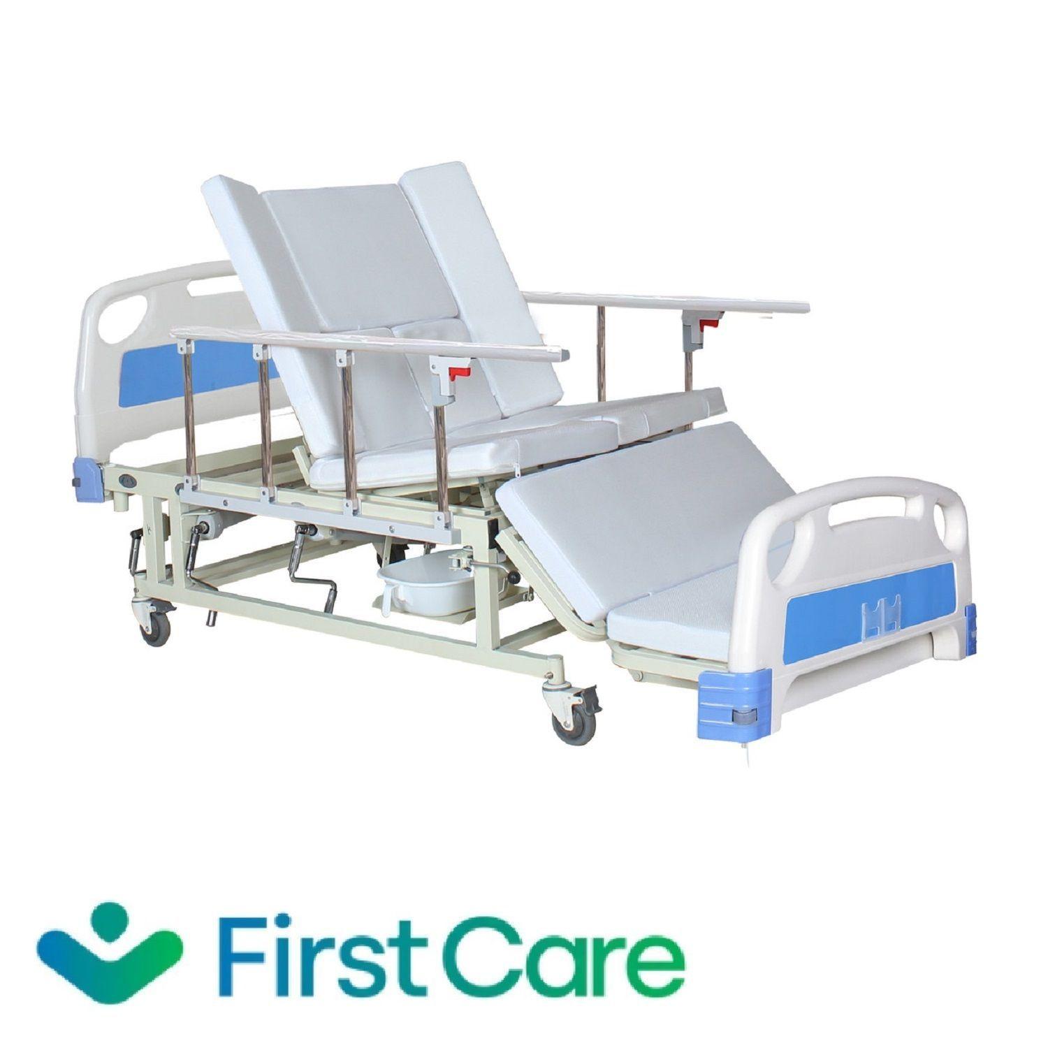 Cama Clínica Manual 4 posiciones y silla cardiaca-1