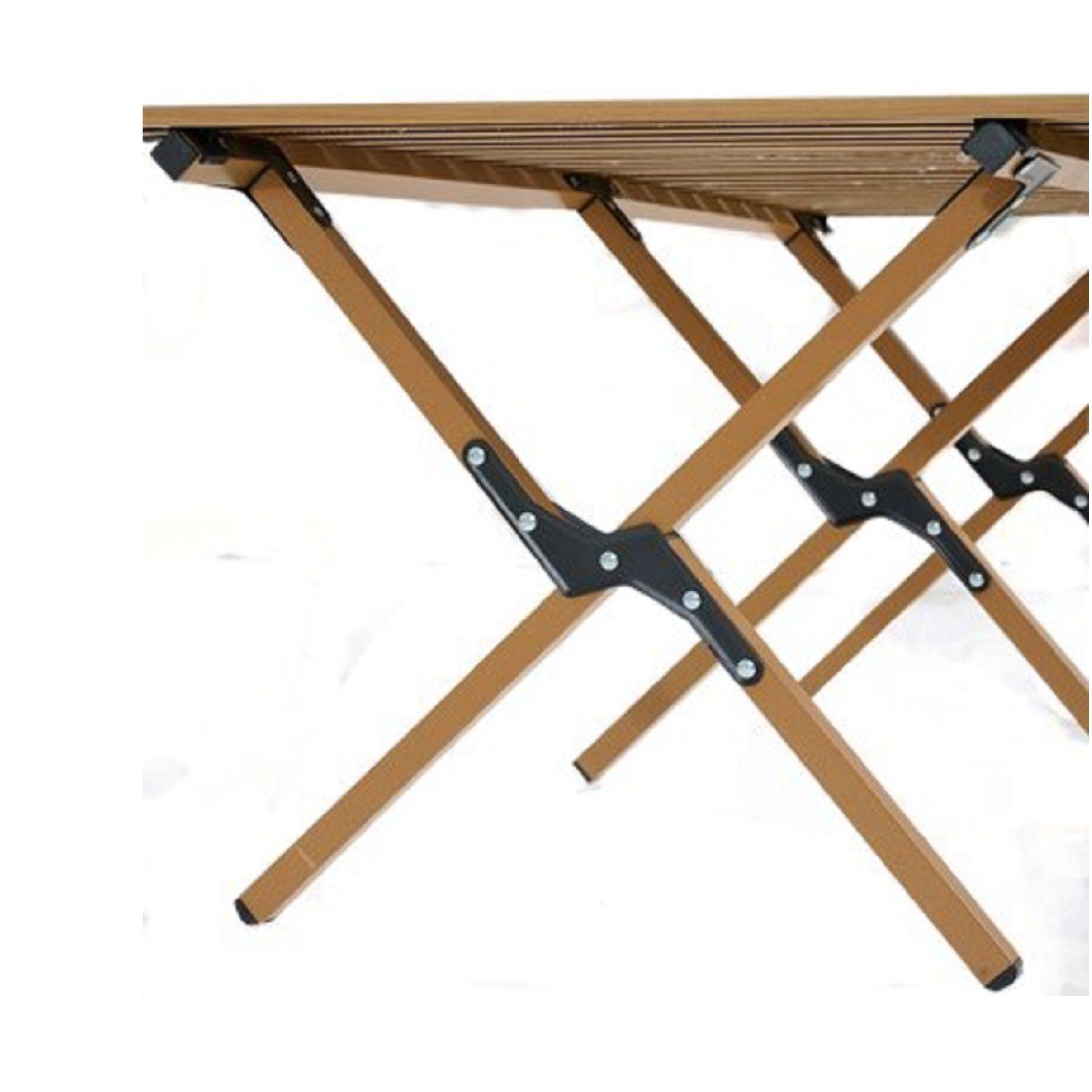Mesa Plegable Camping Licanray Café Claro-6