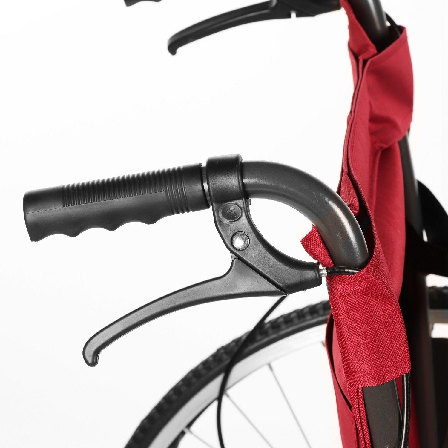 Silla de Ruedas Standard Plegable Rojo-4