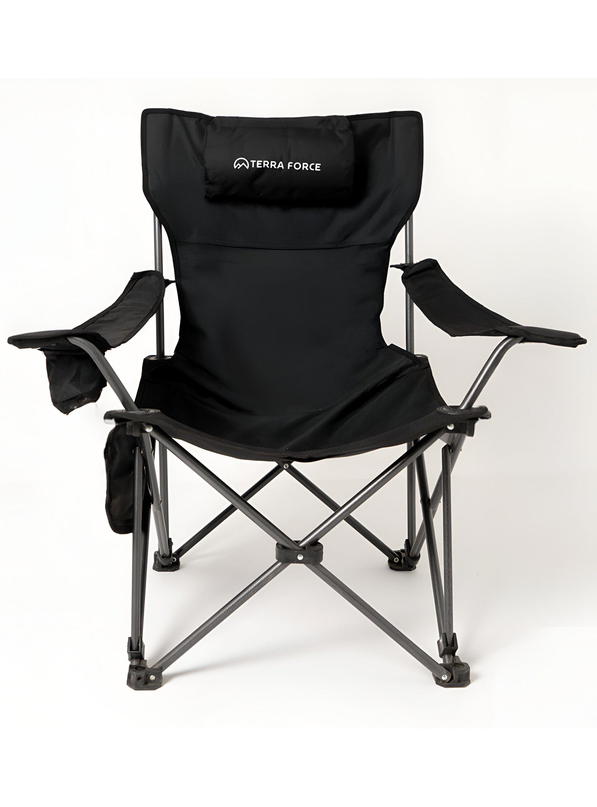 Silla Plegable Camping con Apoya Brazos y Pies Premium-3