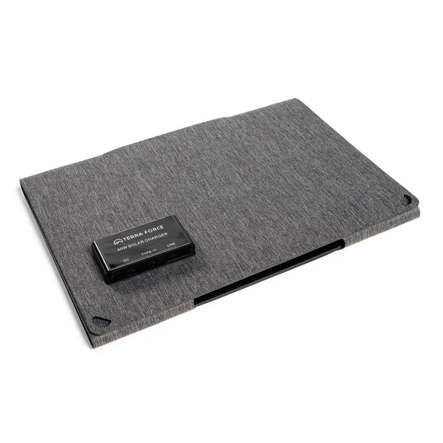 Panel Solar Portátil Plegable Camping 40w Waterproof USB, USB-C, QC3.0 y PD18W-5
