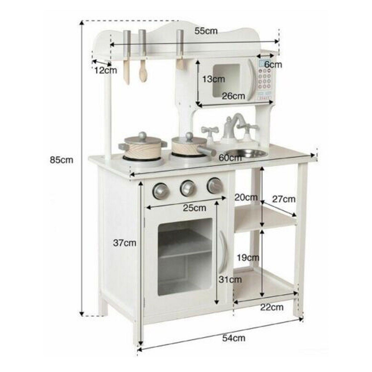 Cocina De Madera Blanca-6