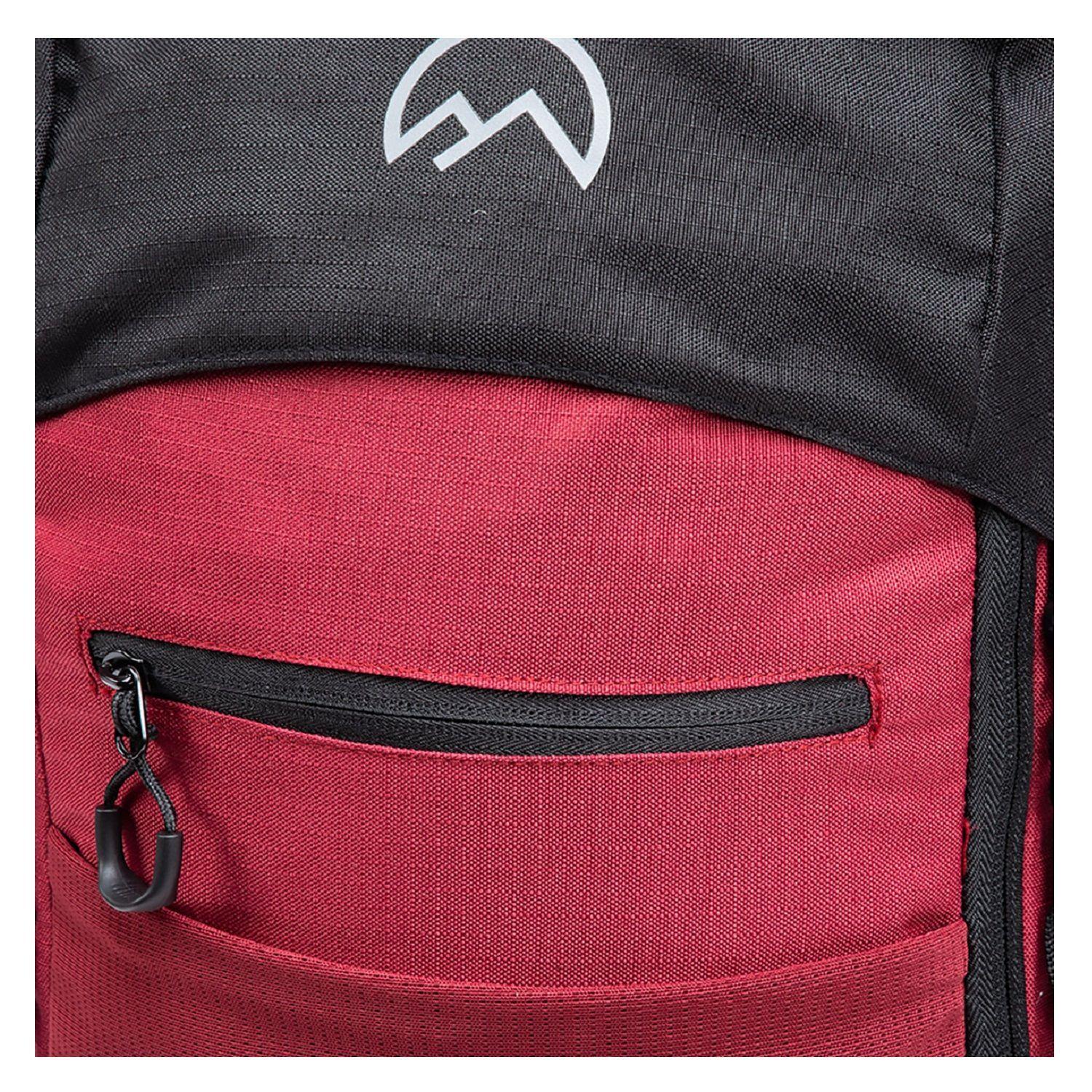 Mochila Outdoor Navarino 30L Rojo-5