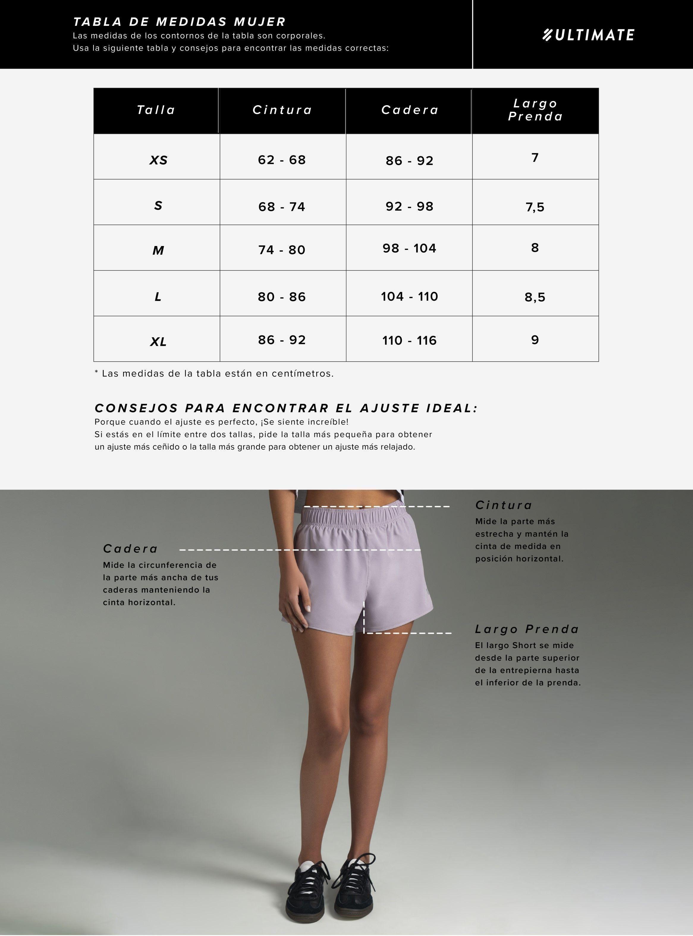 Ultimate Short Mujer Cool Gray-4